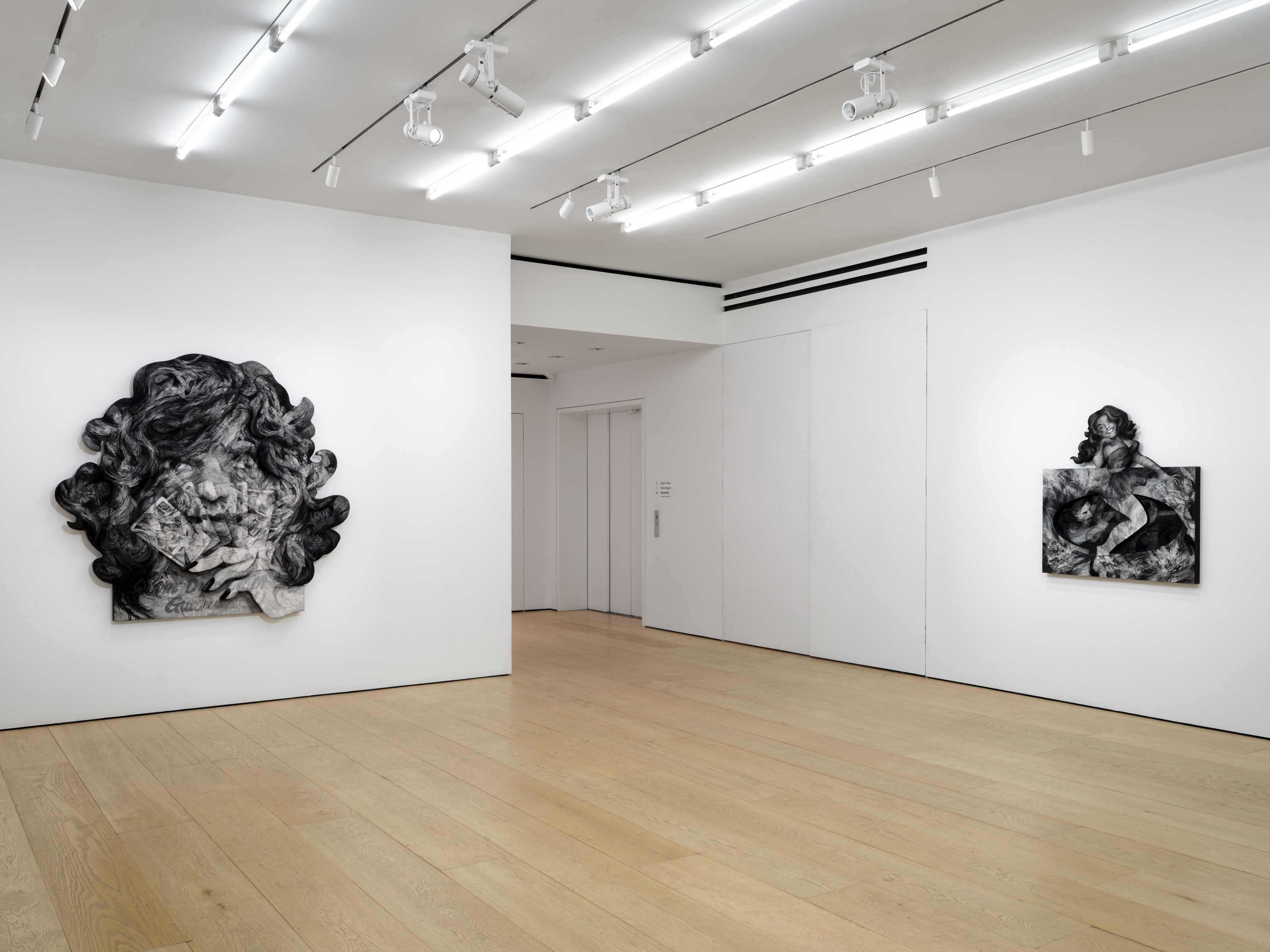 Installation view of House Rules at Lehmann Maupin New York