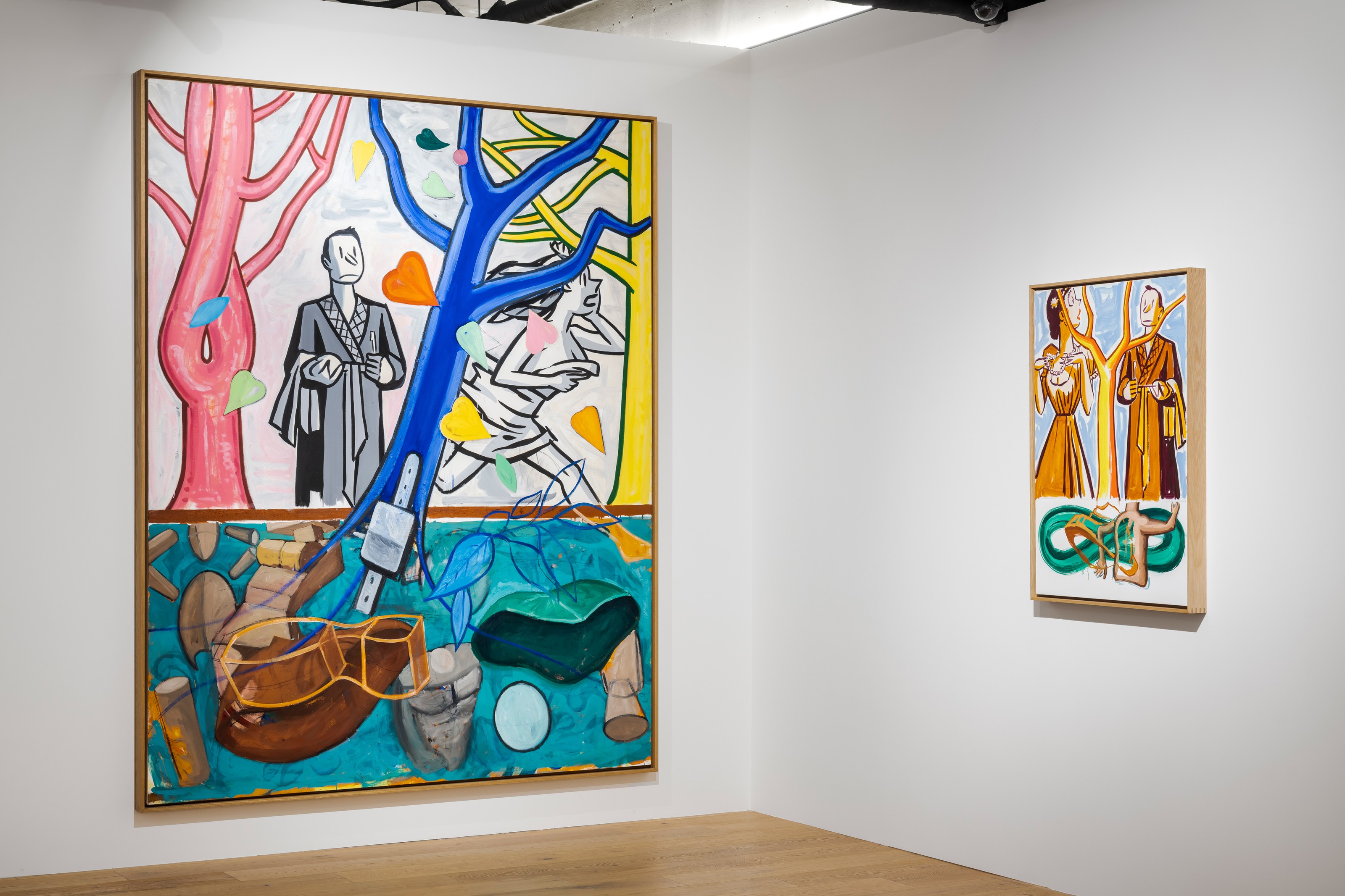 Installation view of David Salle at Storage by Hyundai Card