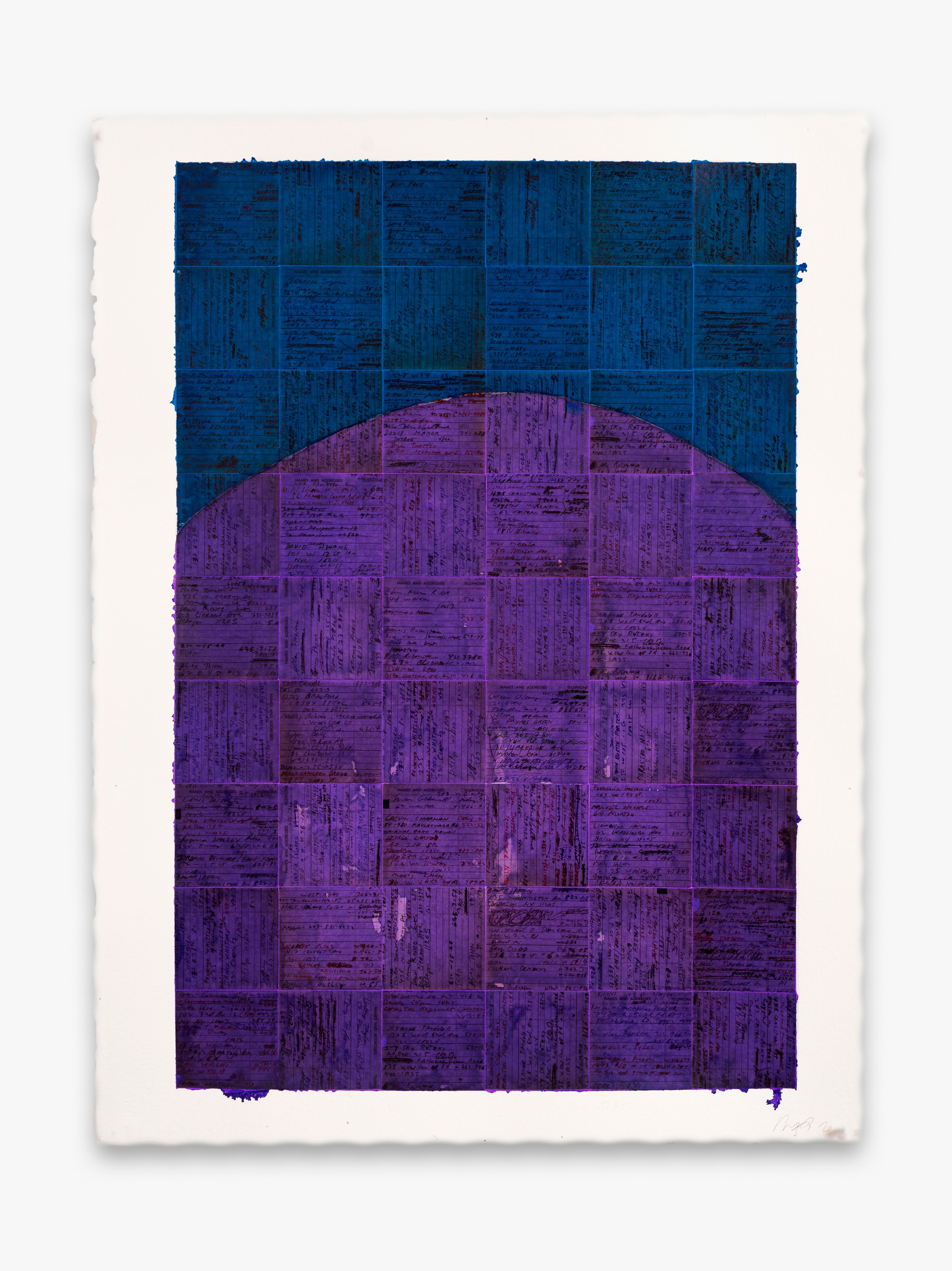 Work on paper by McArthur Binion