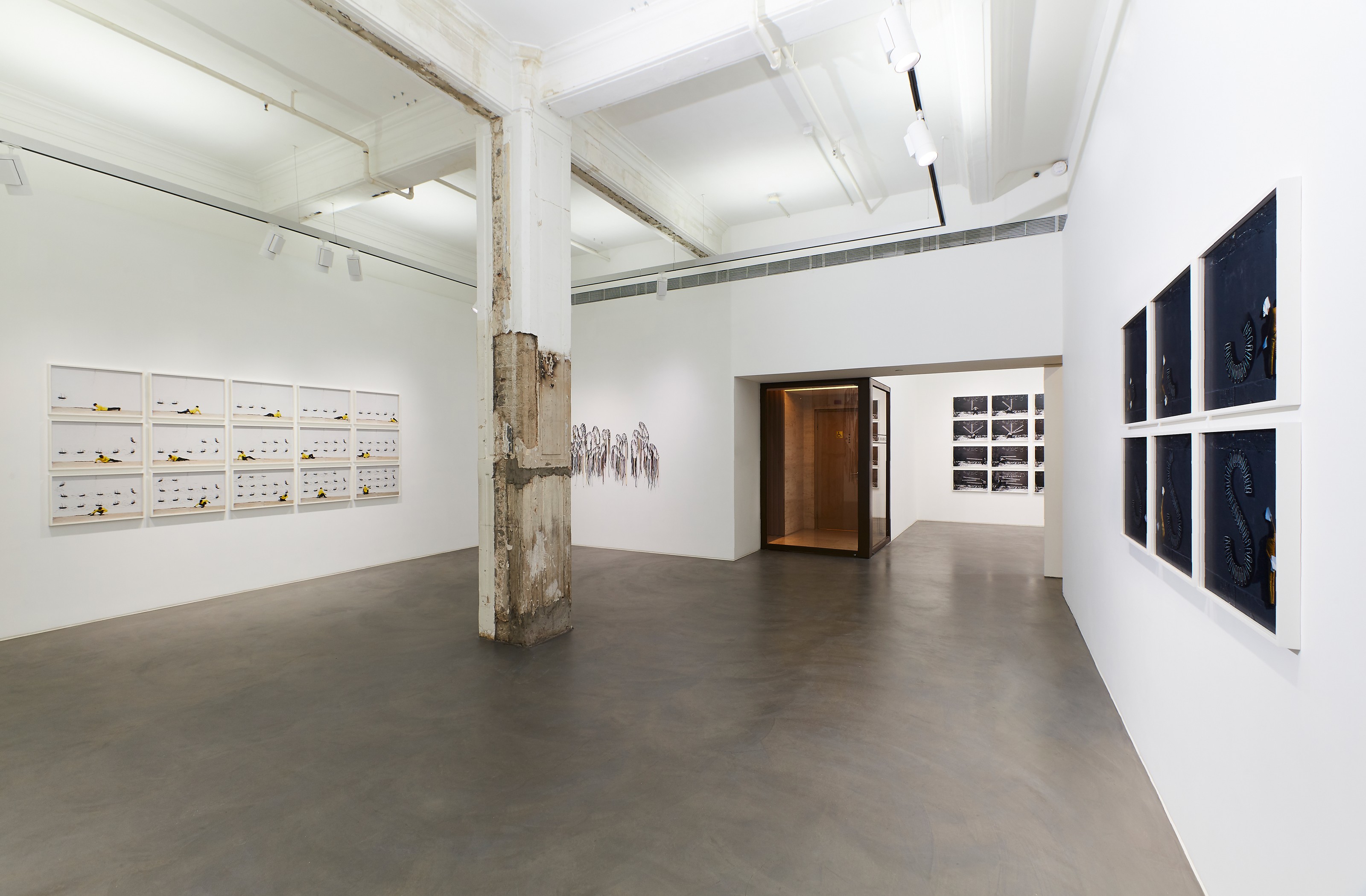 Installation view of Power Wall at Lehmann Maupin Hong Kong