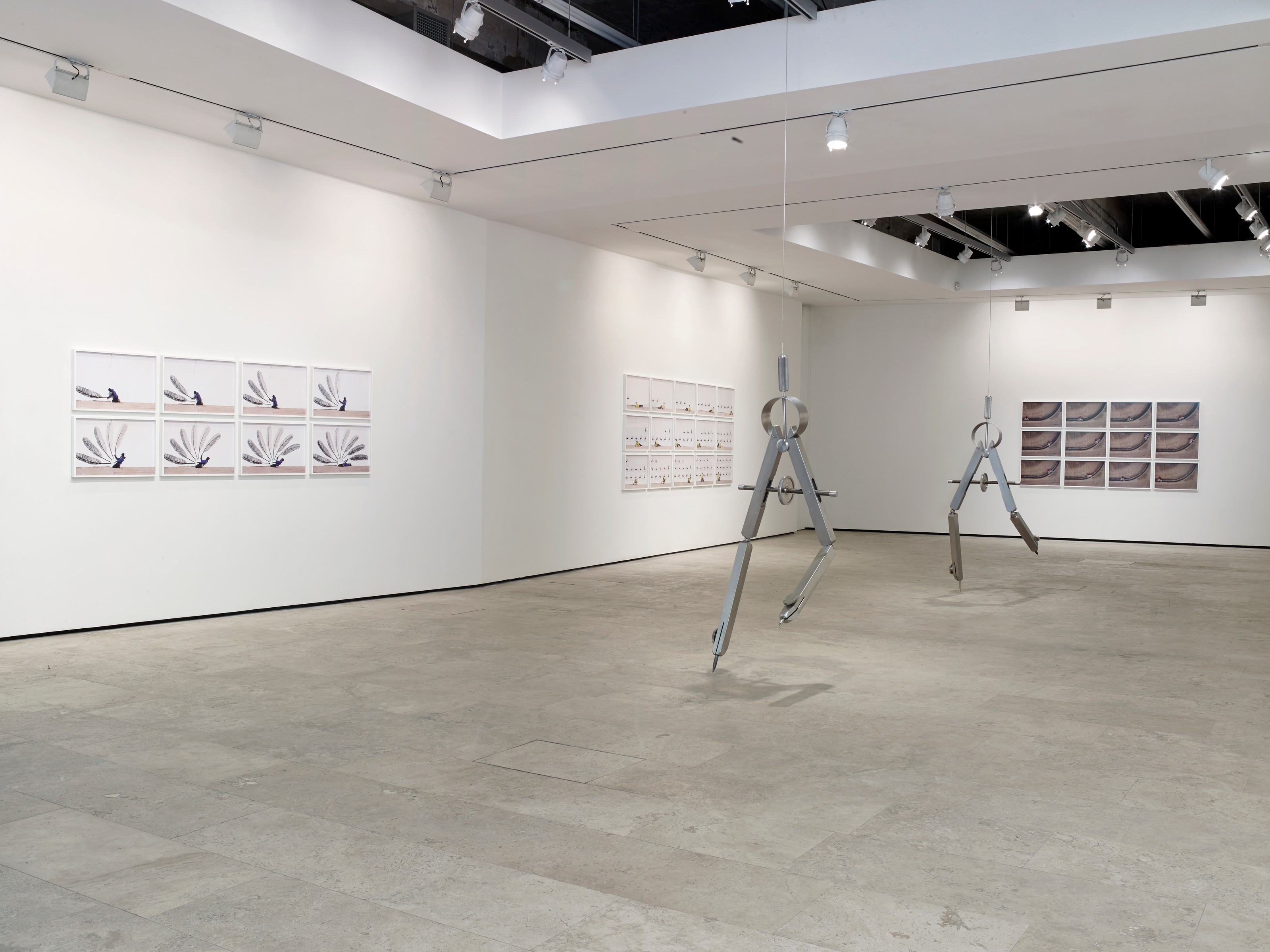 Installation view of Take Your Mind Off The Street at Lehmann Maupin New York