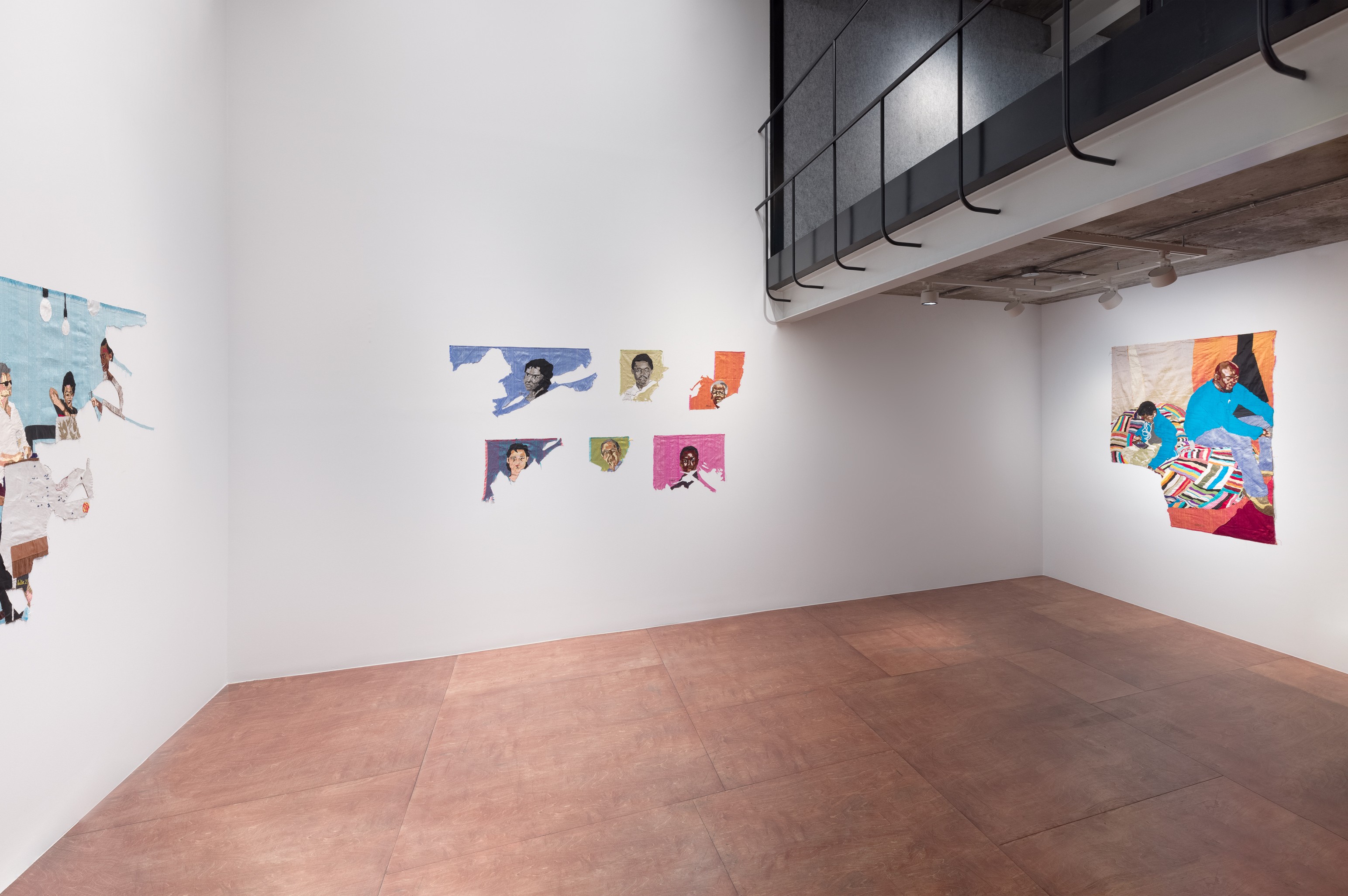 Installation view of Billie Zangewa at Lehmann Maupin Seoul