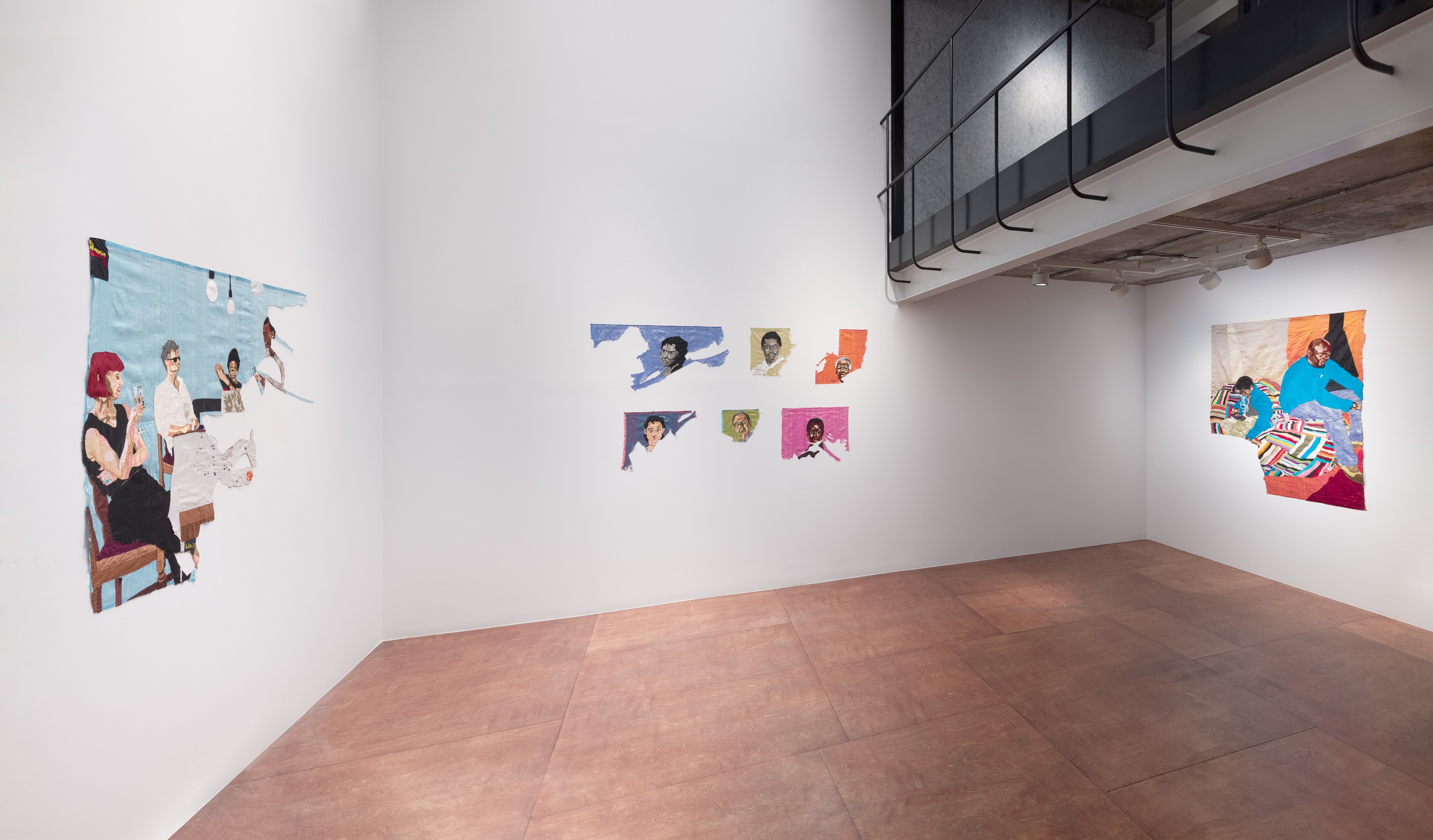 Installation view of Billie Zangewa at Lehmann Maupin Seoul
