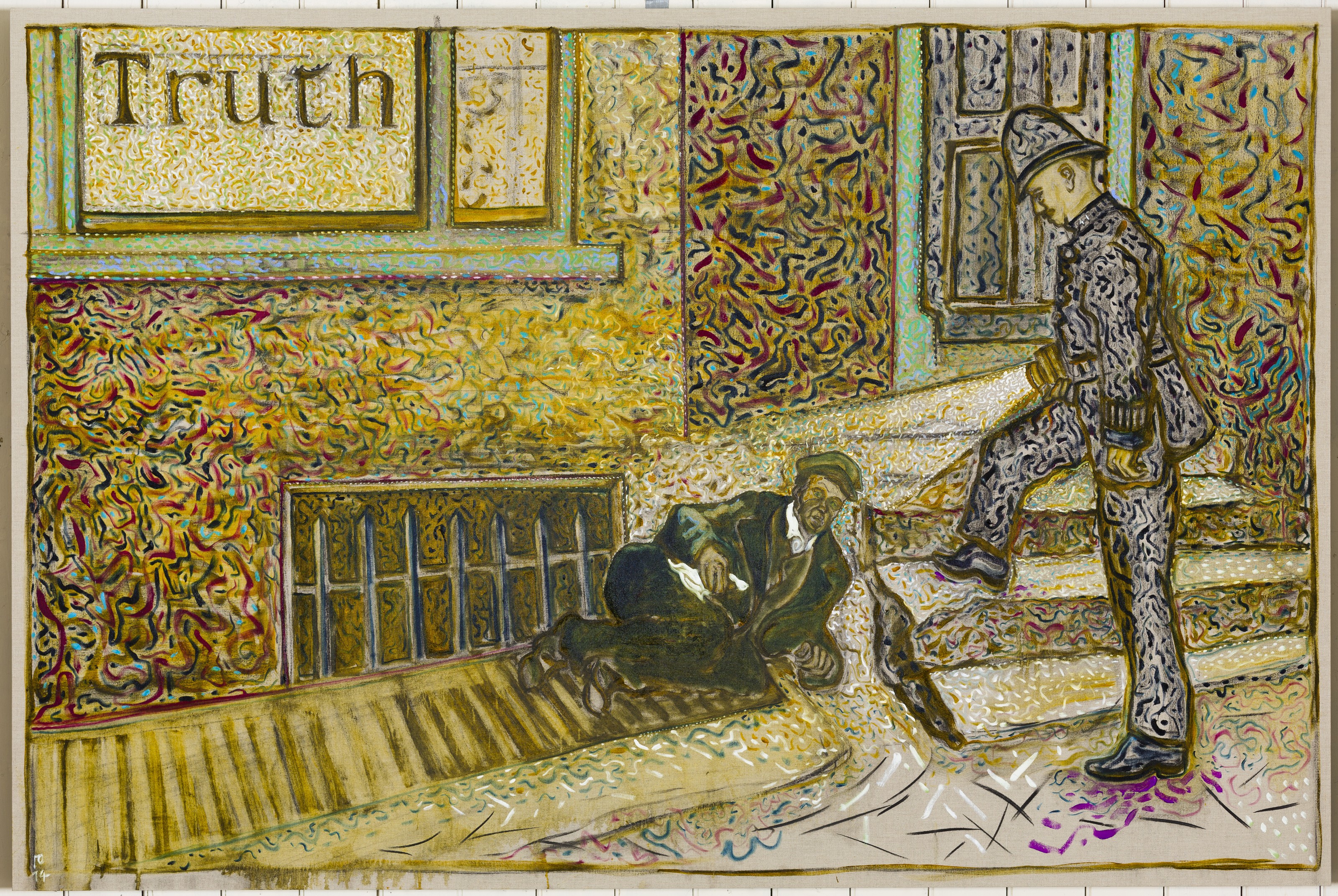 Painting by Billy Childish