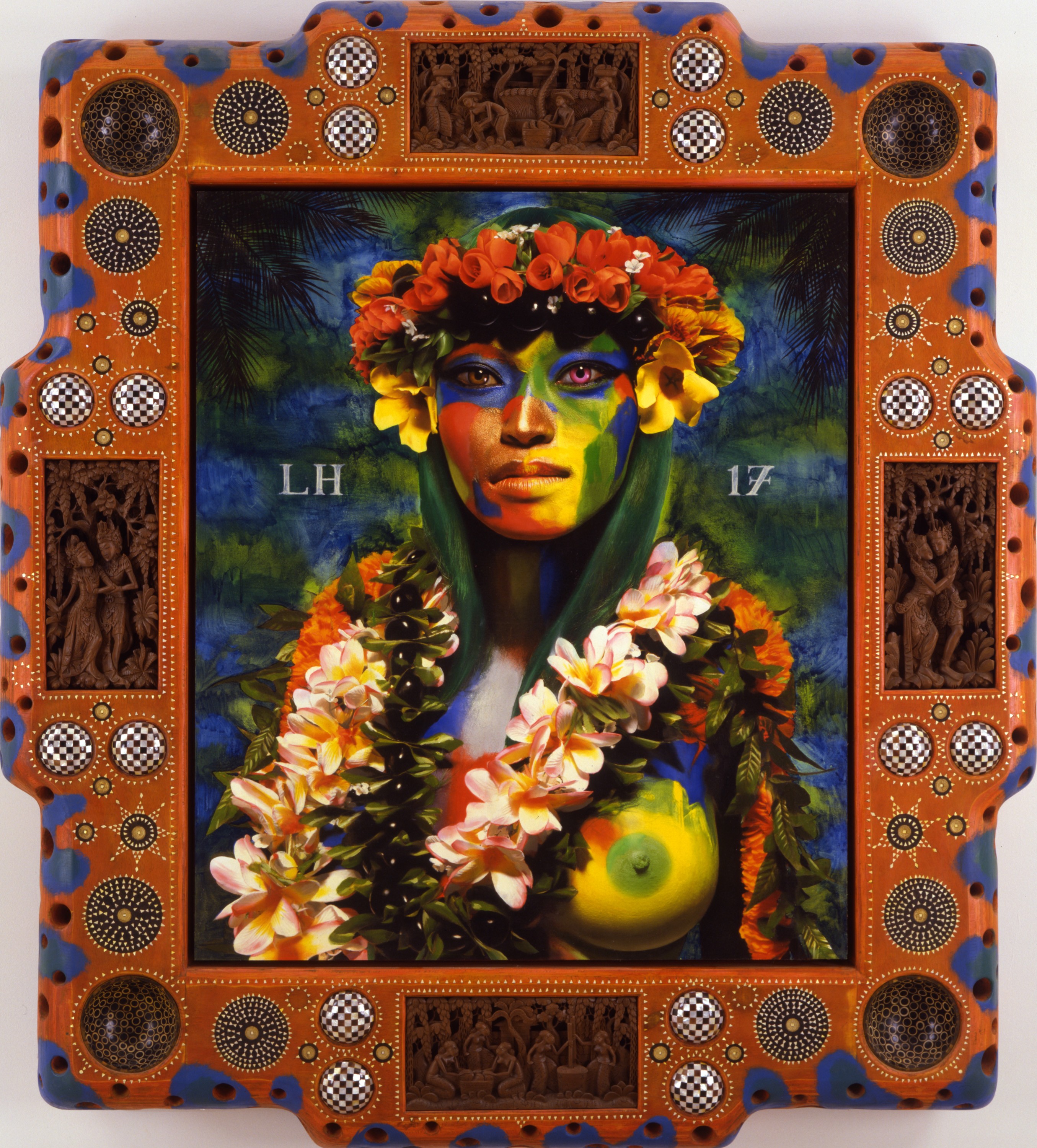 Painting by Ashley Bickerton