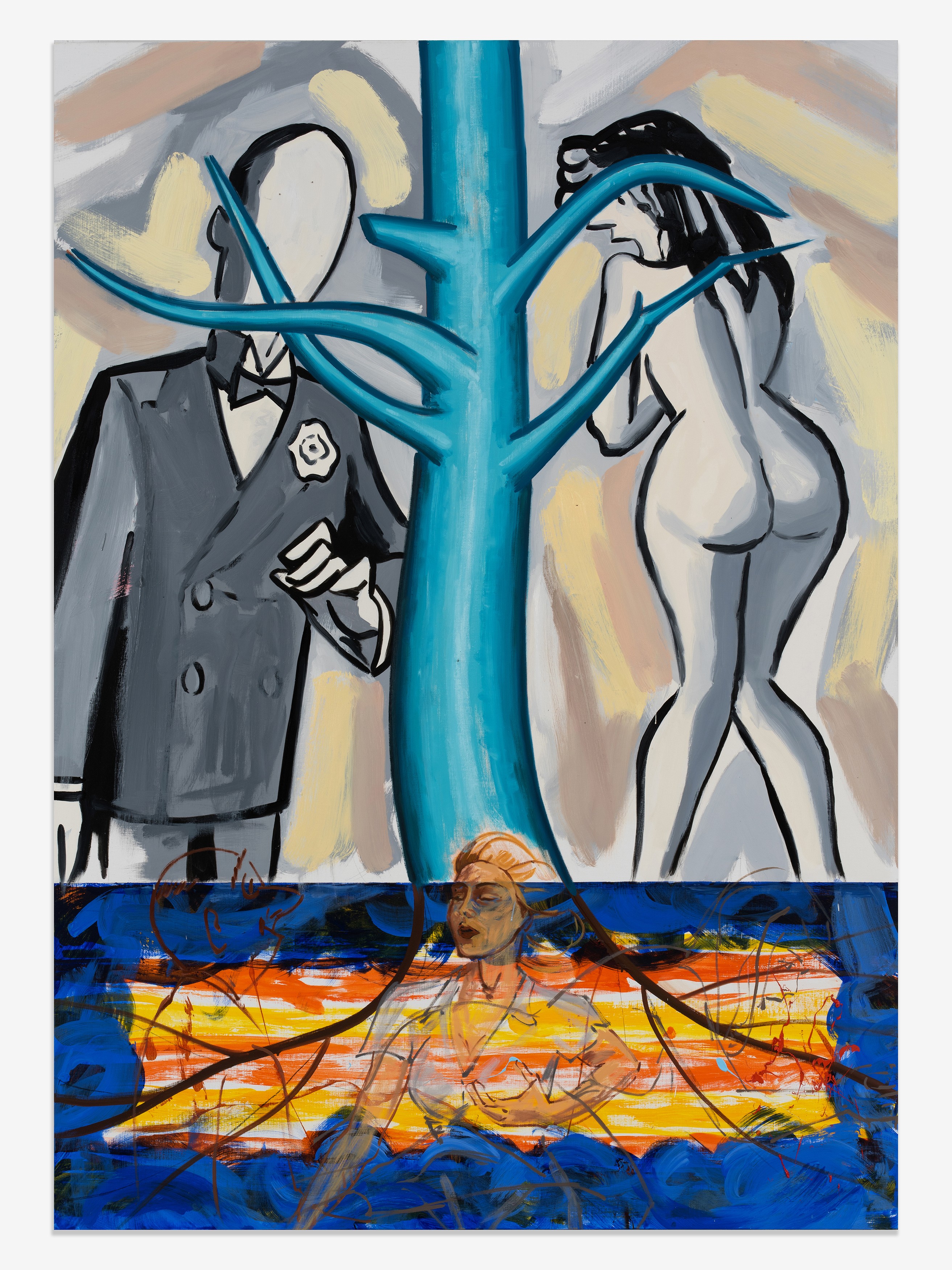 Painting by David Salle