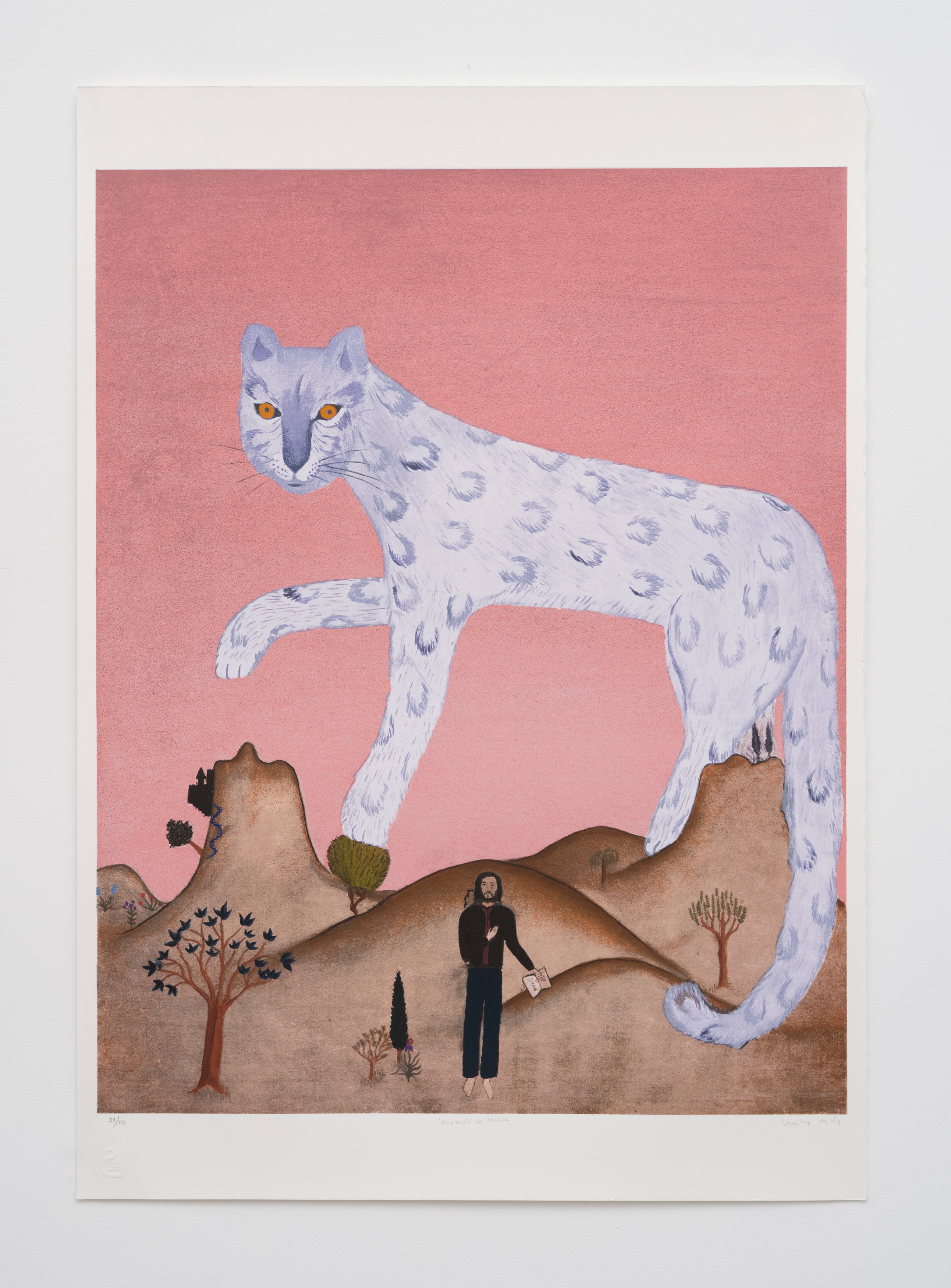 Work on paper by Cecilia Vicuña