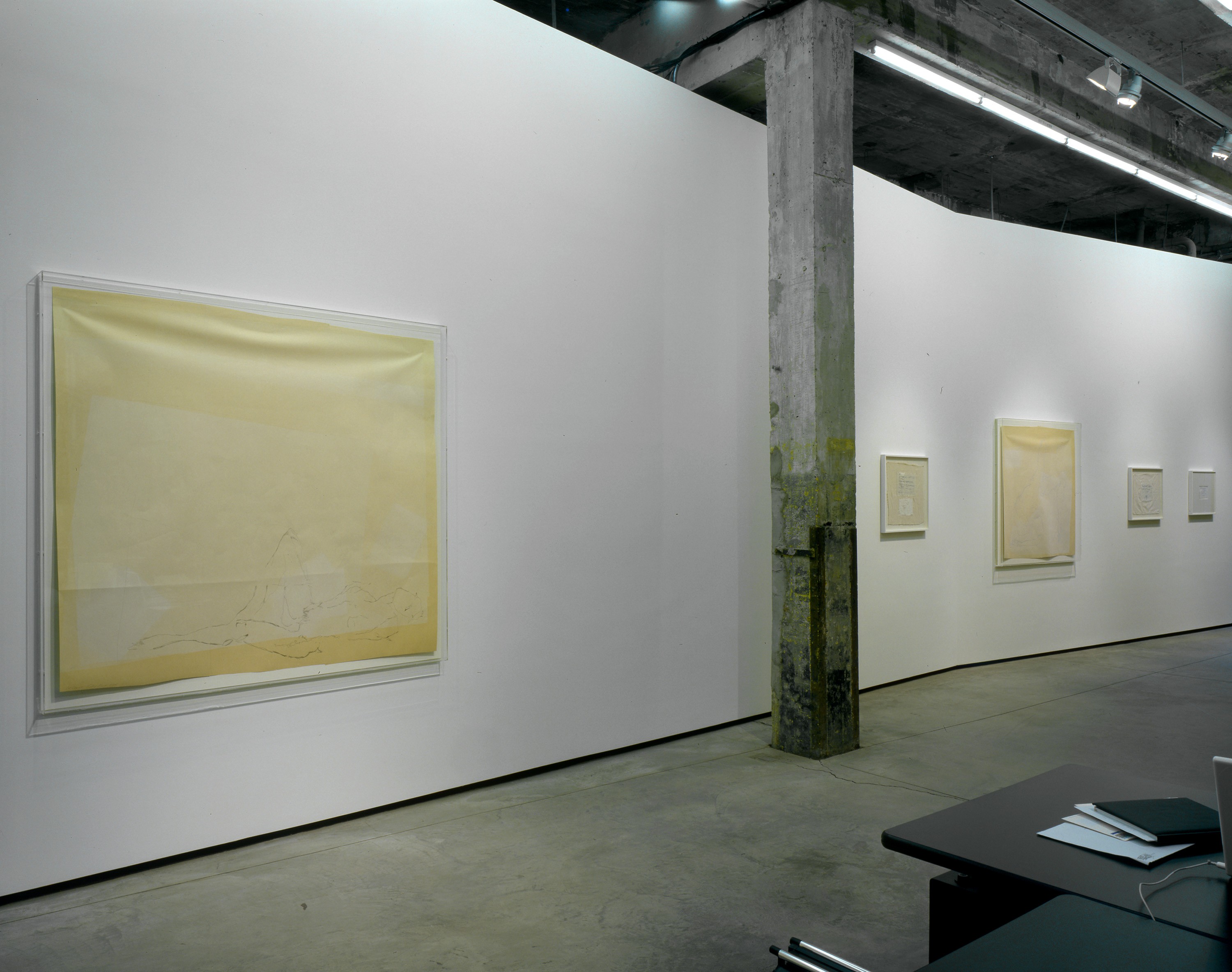 Installation view of I Can Feel Your Smile at Lehmann Maupin New York