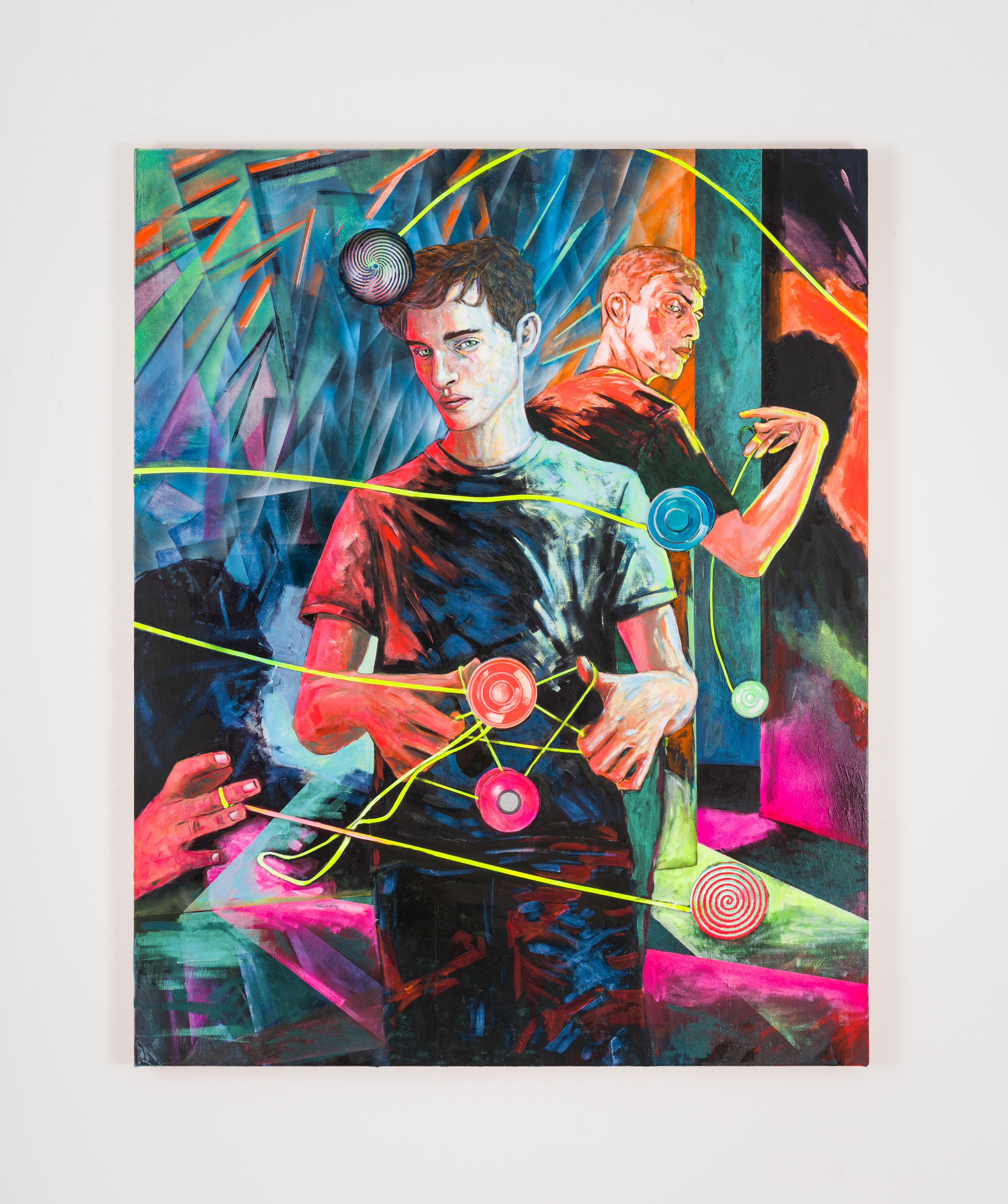 Painting by Hernan Bas