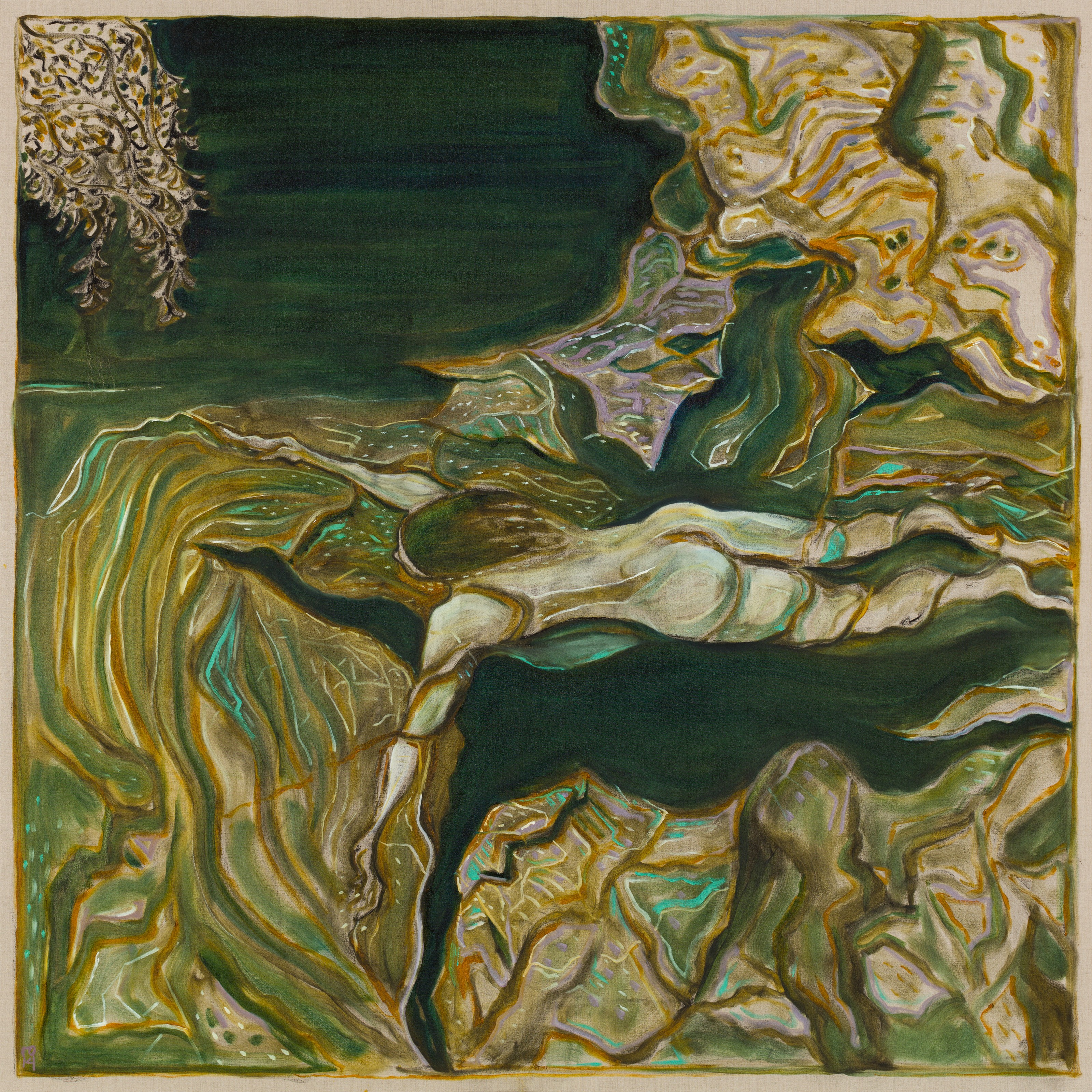 Painting by Billy Childish