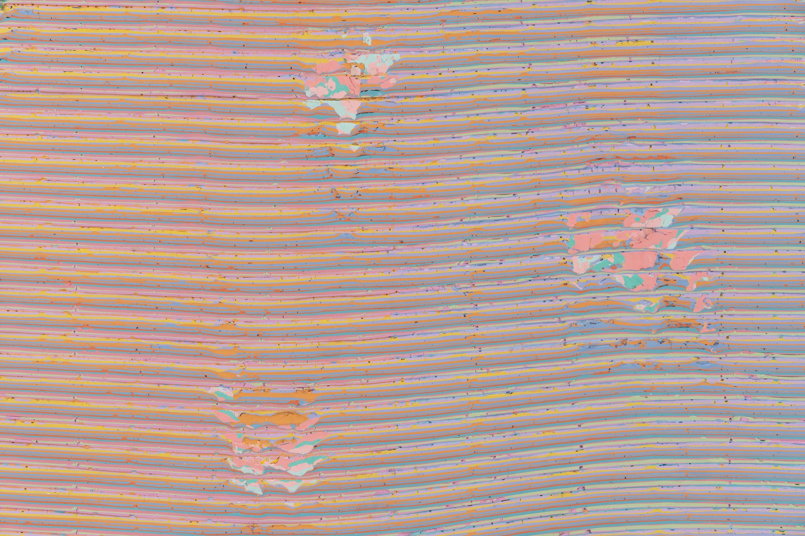 Detail of wall work by Loriel Beltrán