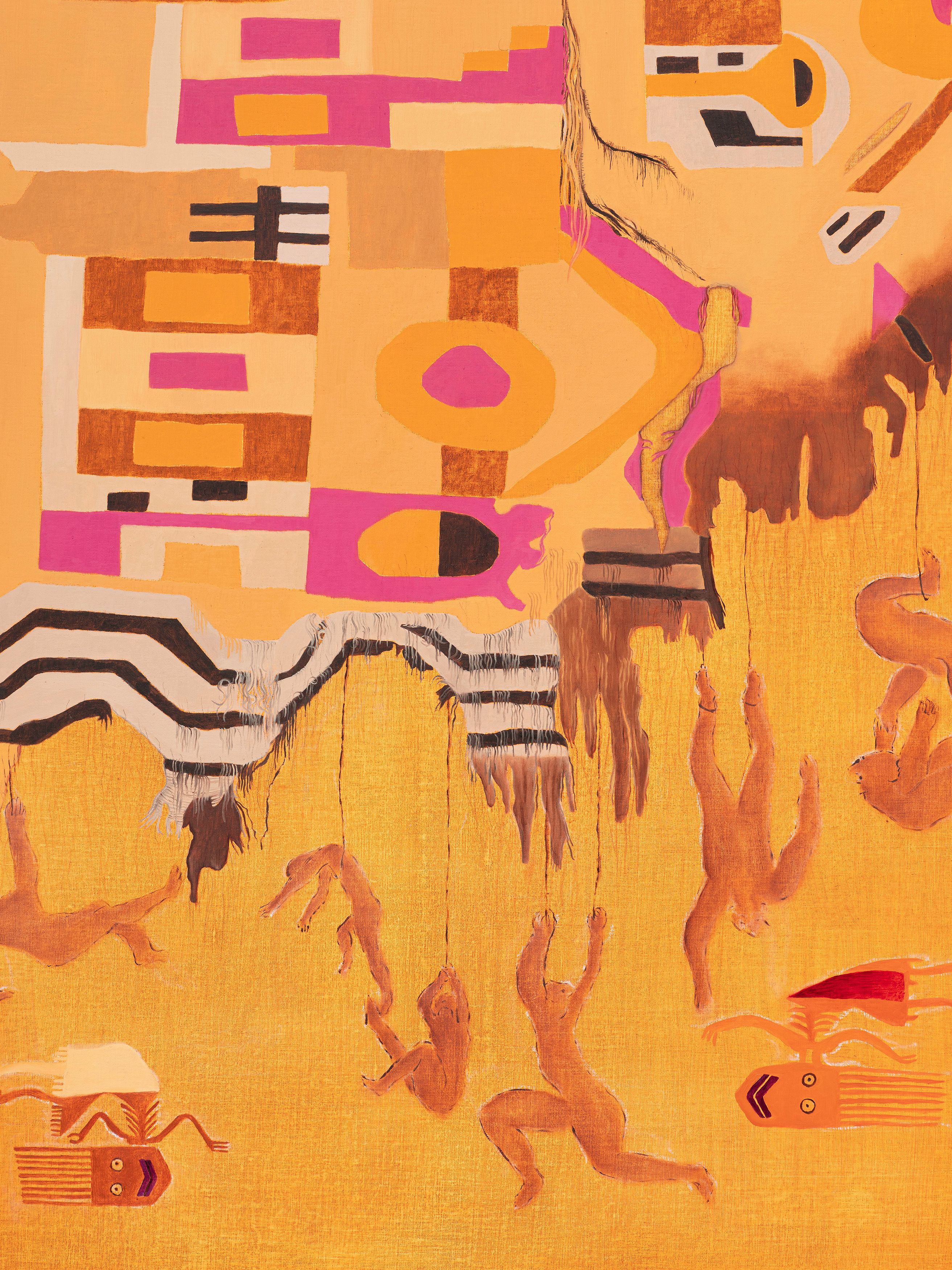Painting by Cecilia Vicuña