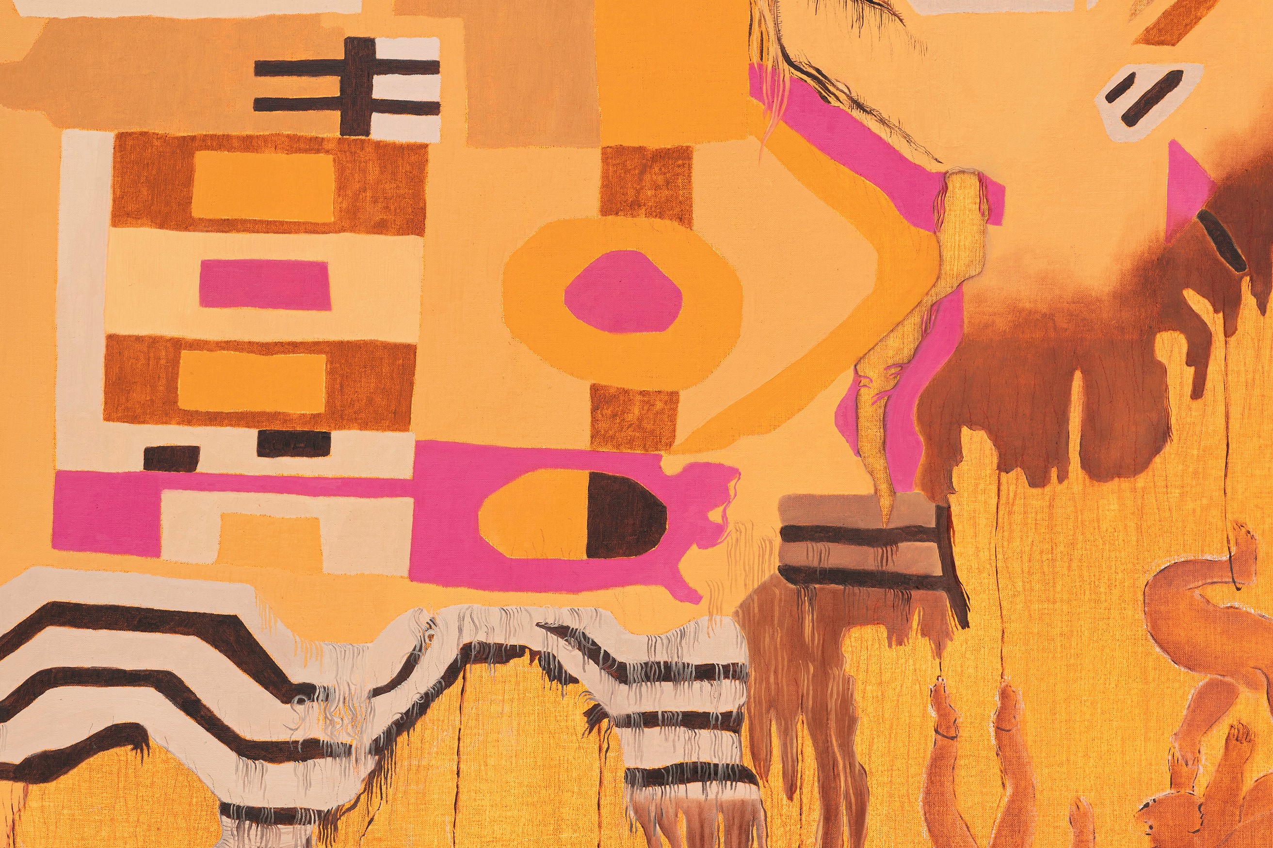 Painting by Cecilia Vicuña