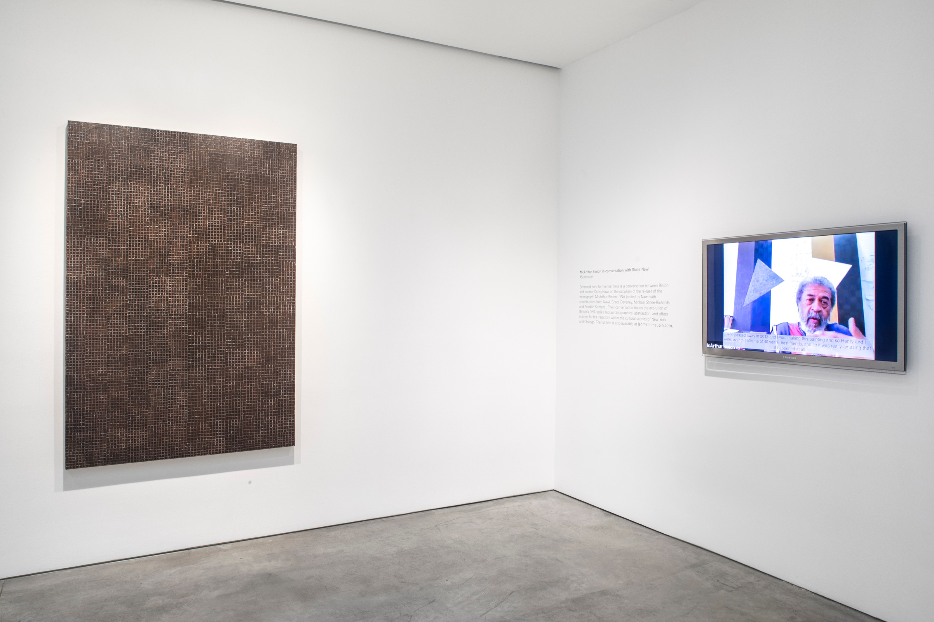 Installation view of Frieze New York Annex & Vision & Justice Tribute, at Lehmann Maupin New York