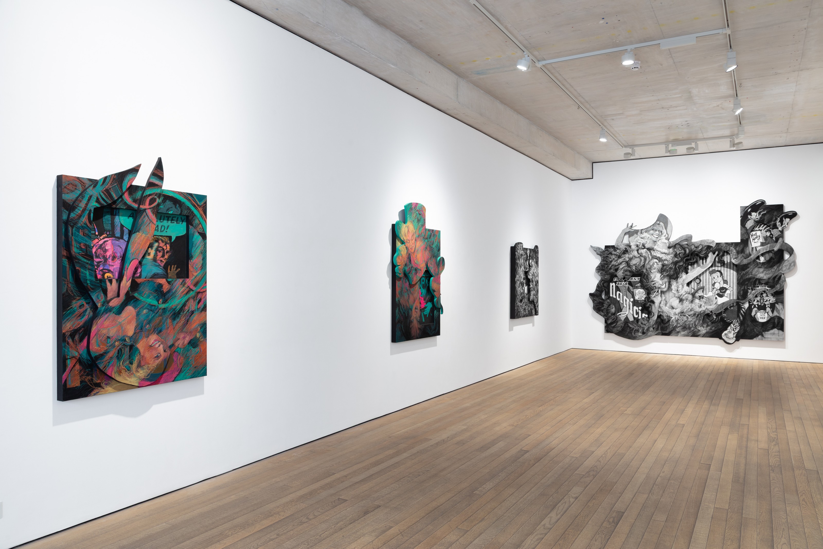 Installation view of Anna Park at Lehmann Maupin London