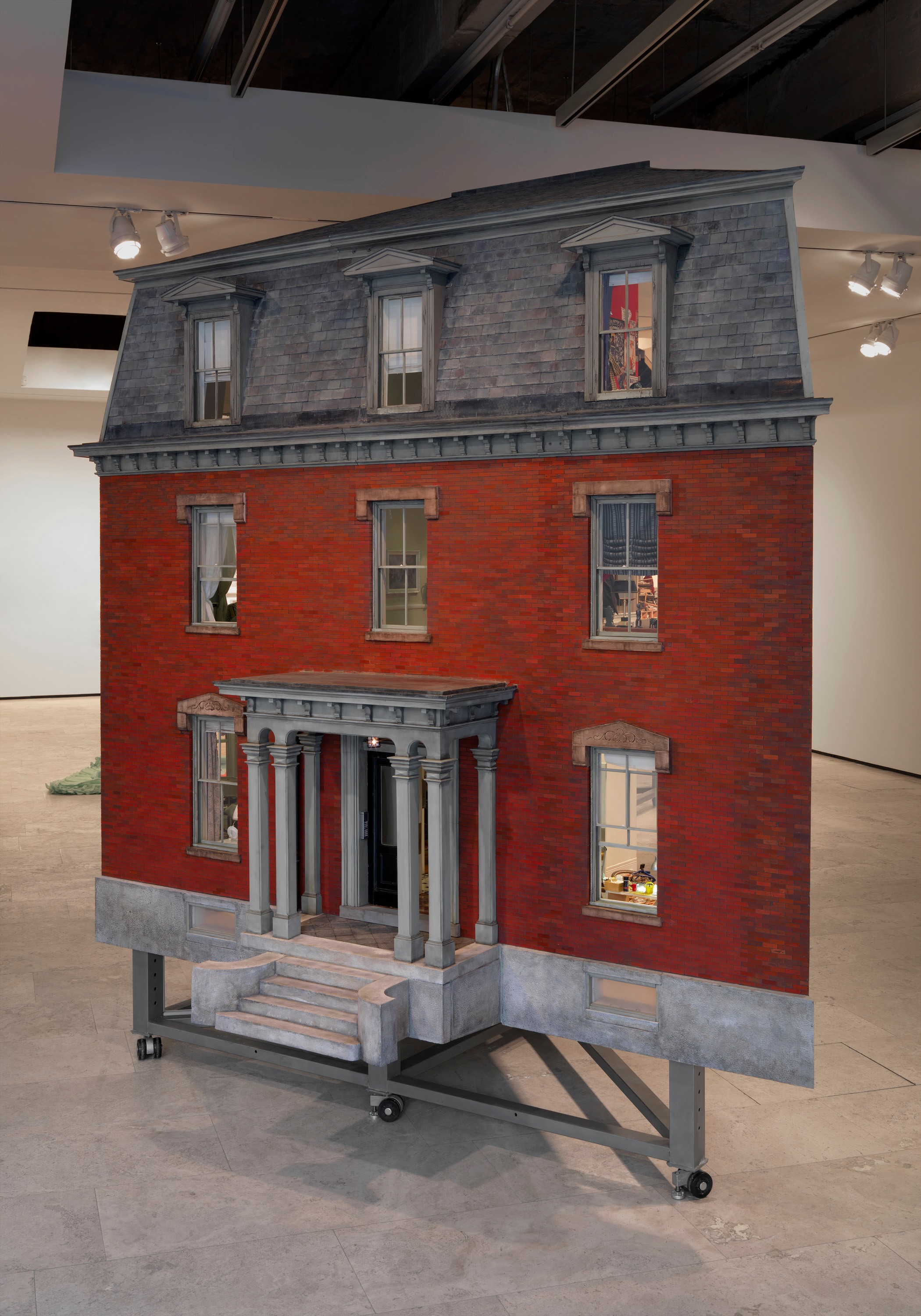 Installation view of Home Within Home at Lehmann Maupin New York