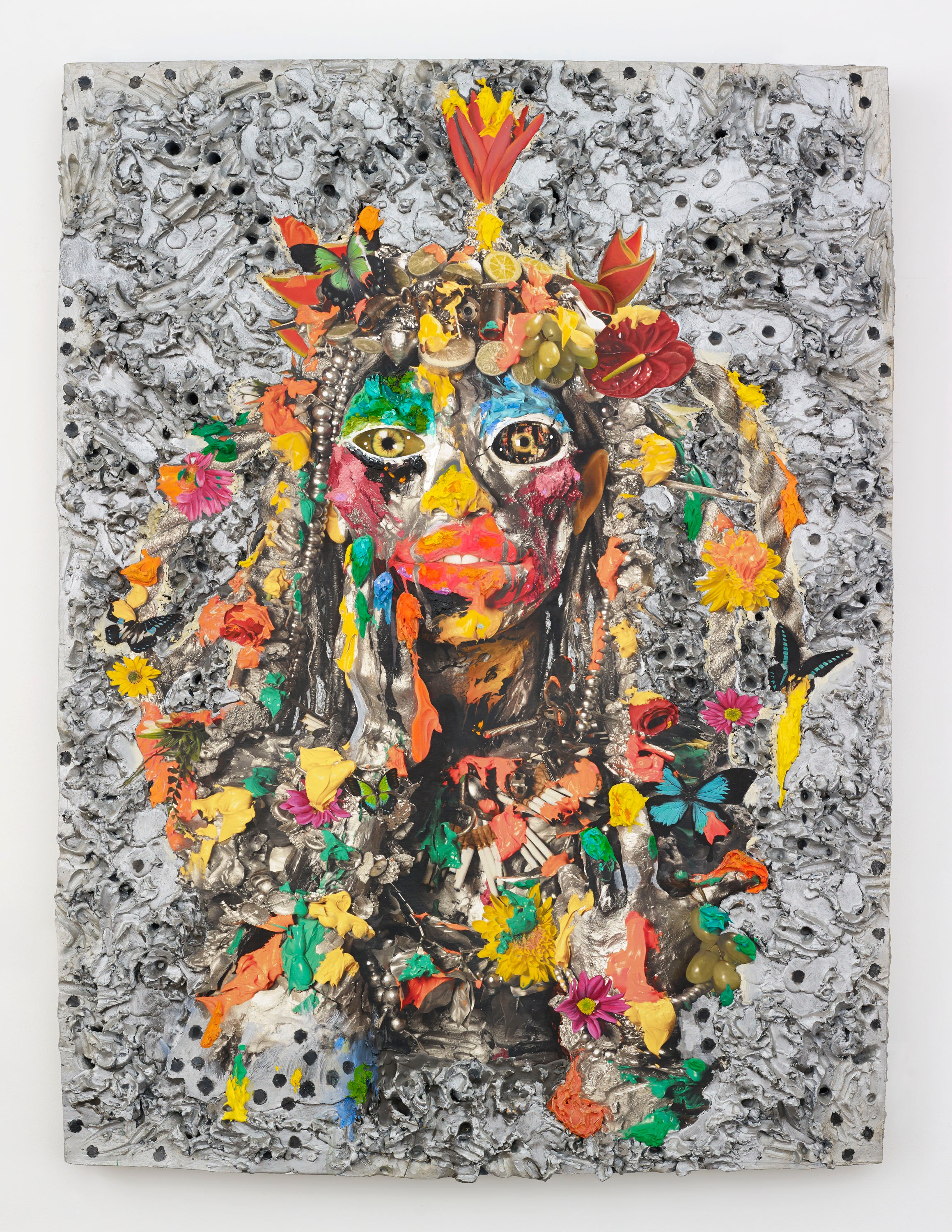 Painting by Ashley Bickerton
