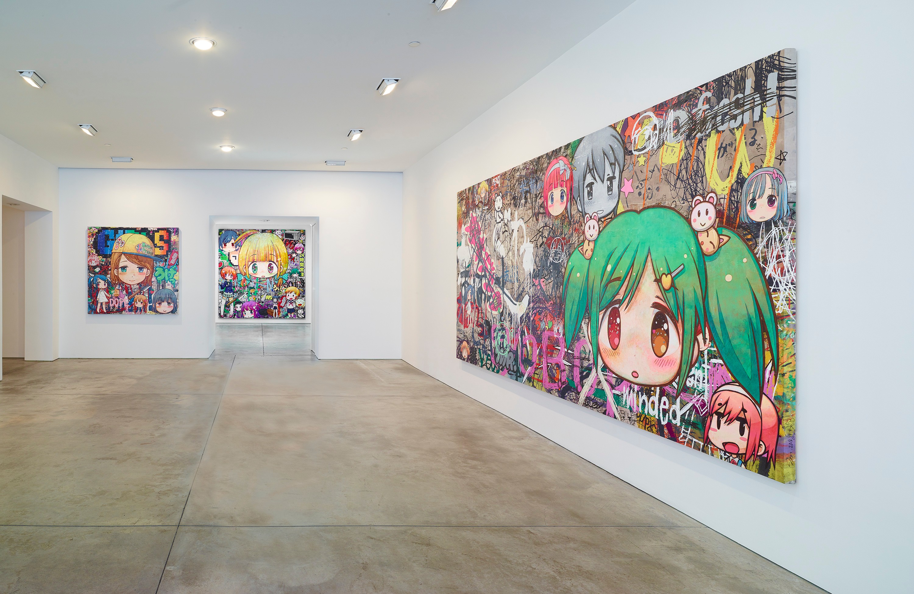 Installation view of Mr. at Lehmann Maupin New York