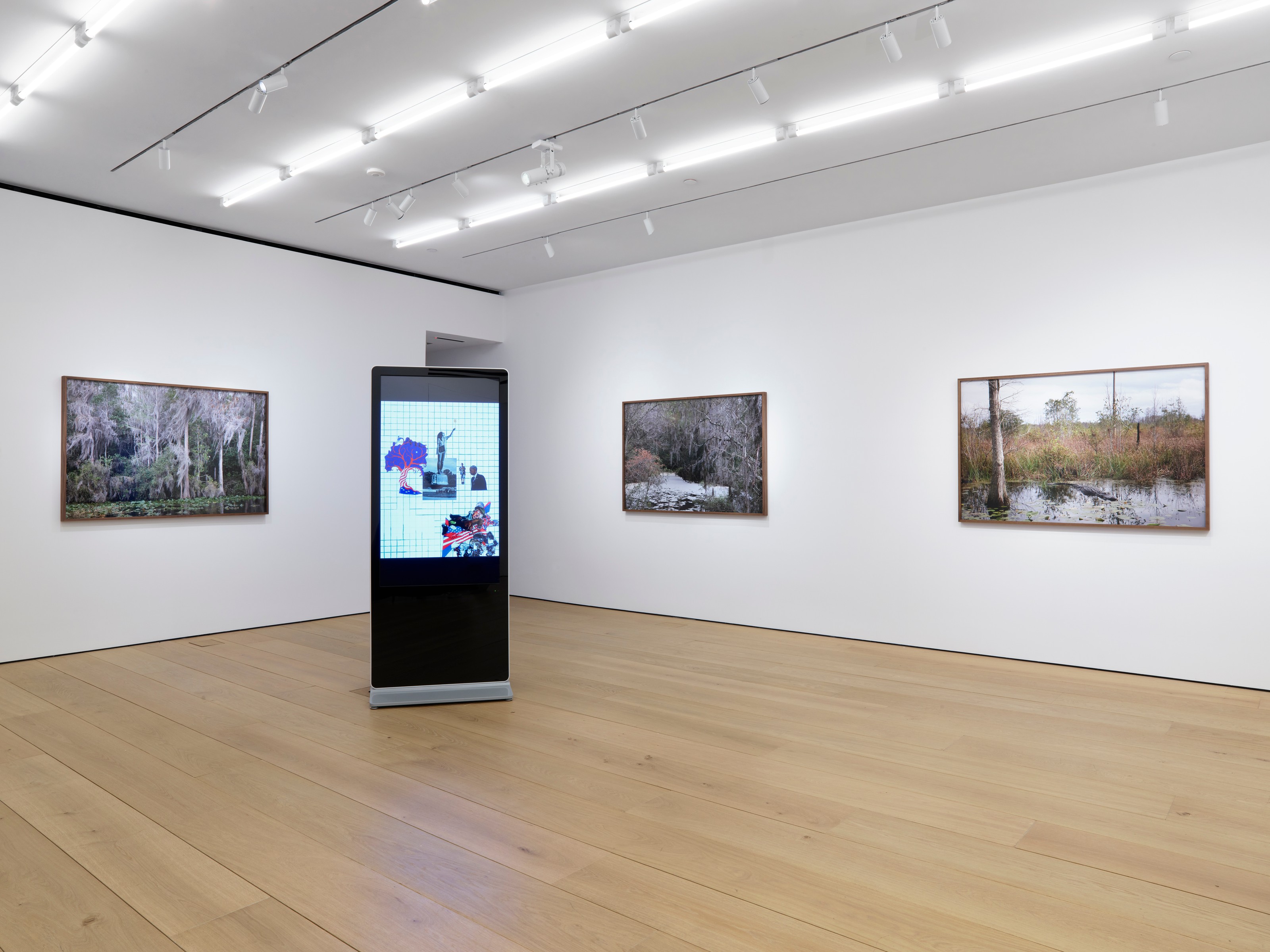 Installation view of Catherine Opie at Lehmann Maupin New York