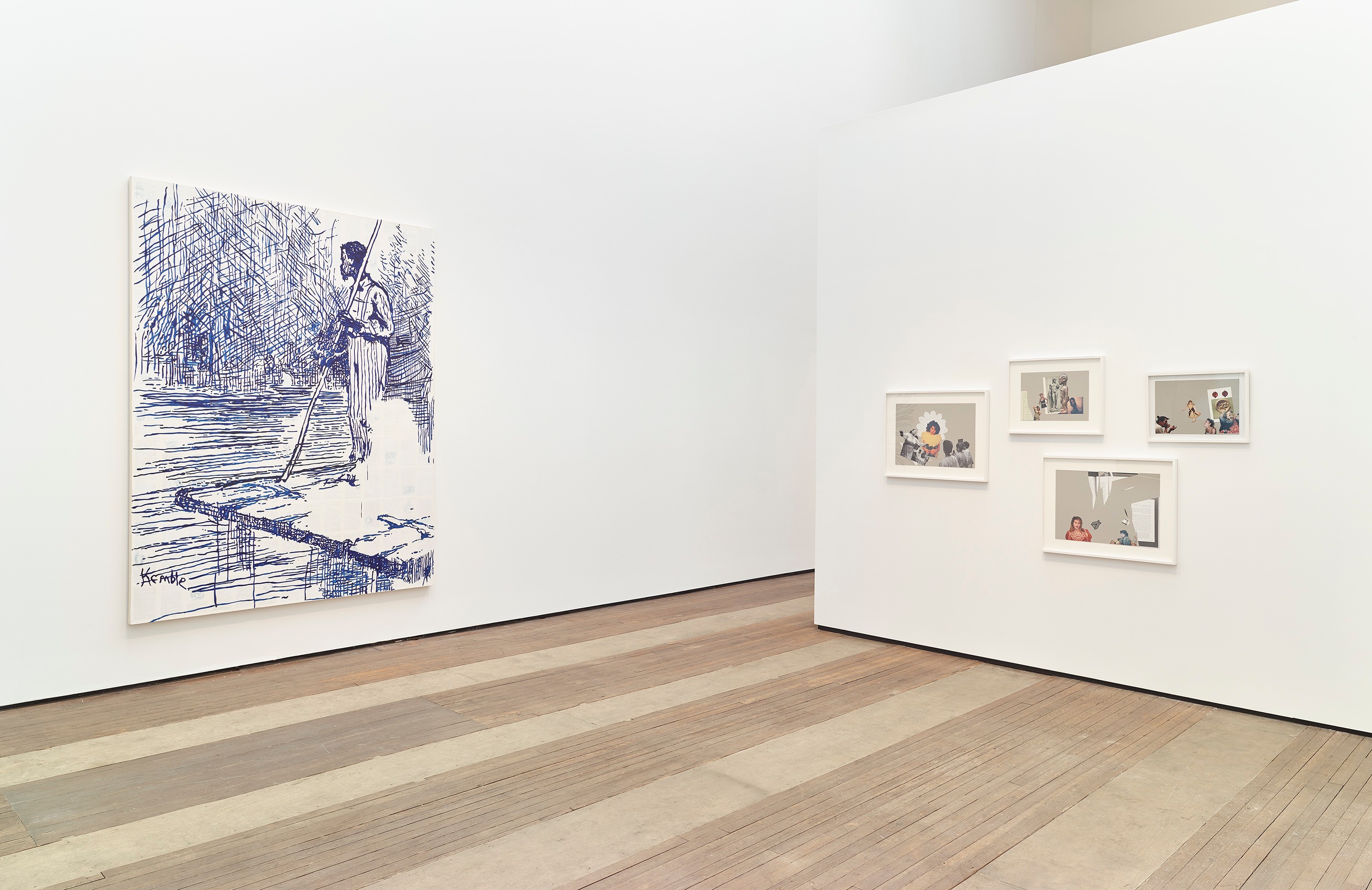 Installation view of Repossession at Lehmann Maupin New York