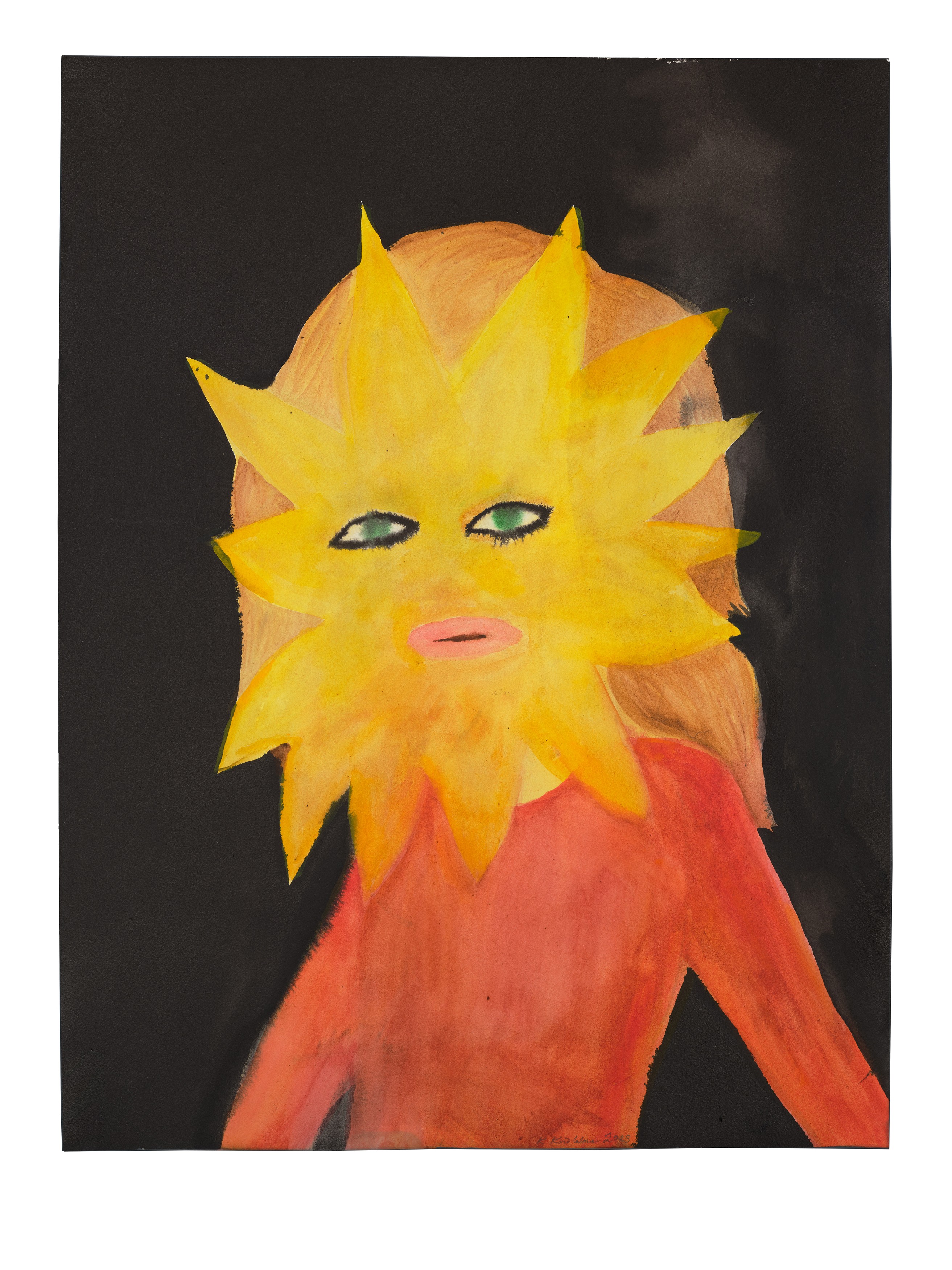 Work on paper by Klara Kristalova