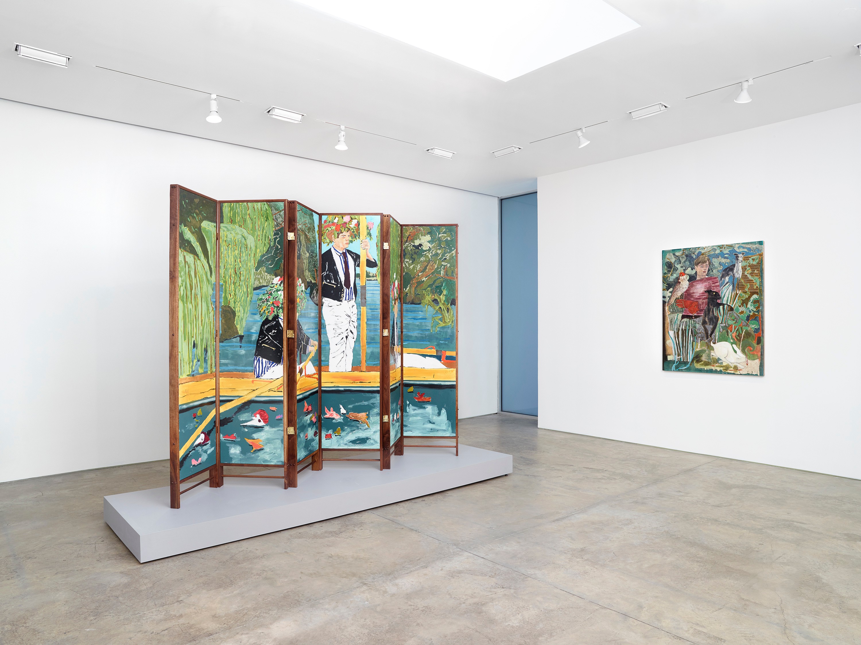 Installation view of Hernan Bas at Lehmann Maupin New York