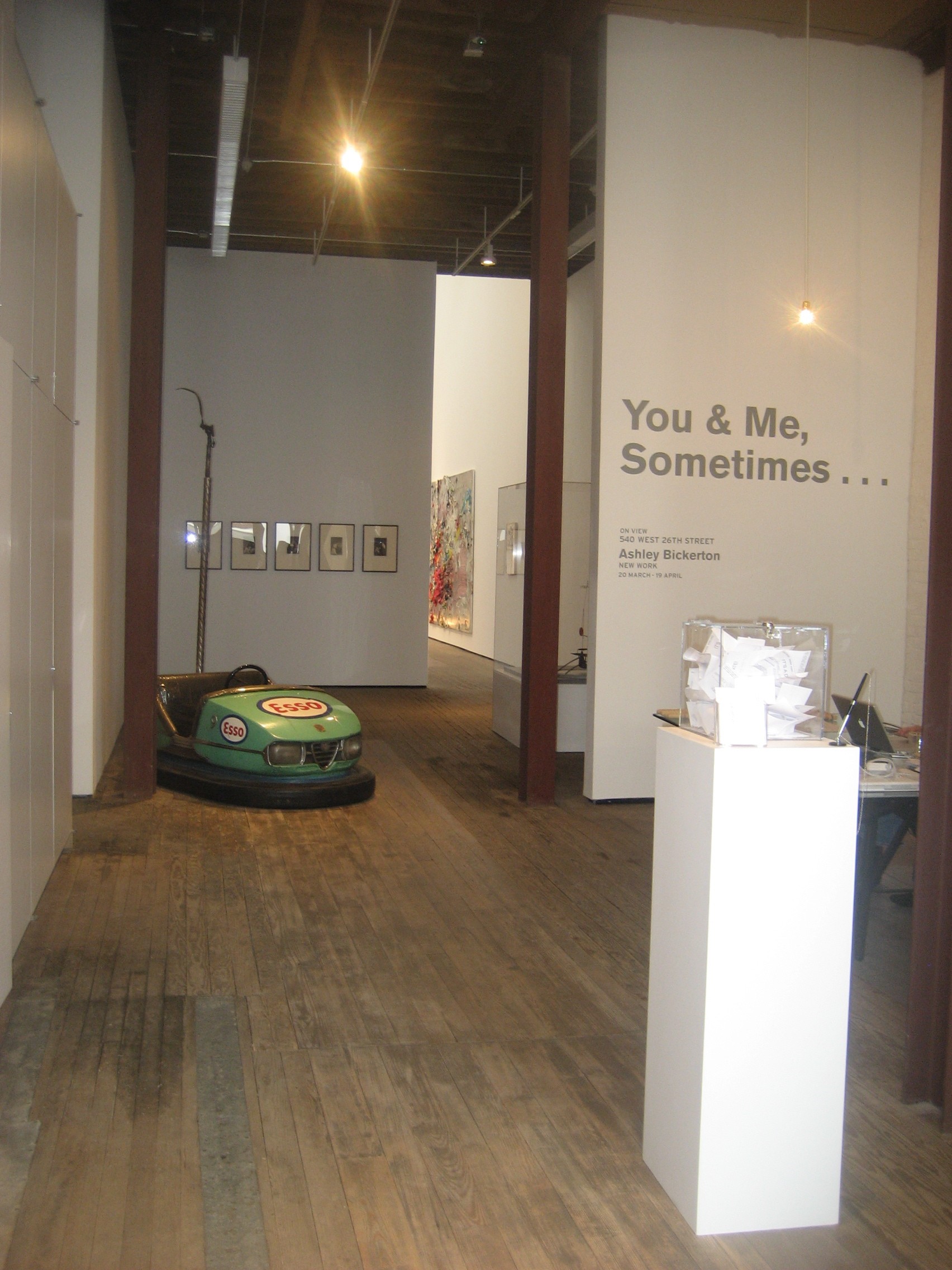 Installation view of You & Me, Sometimes... at Lehmann Maupin New York