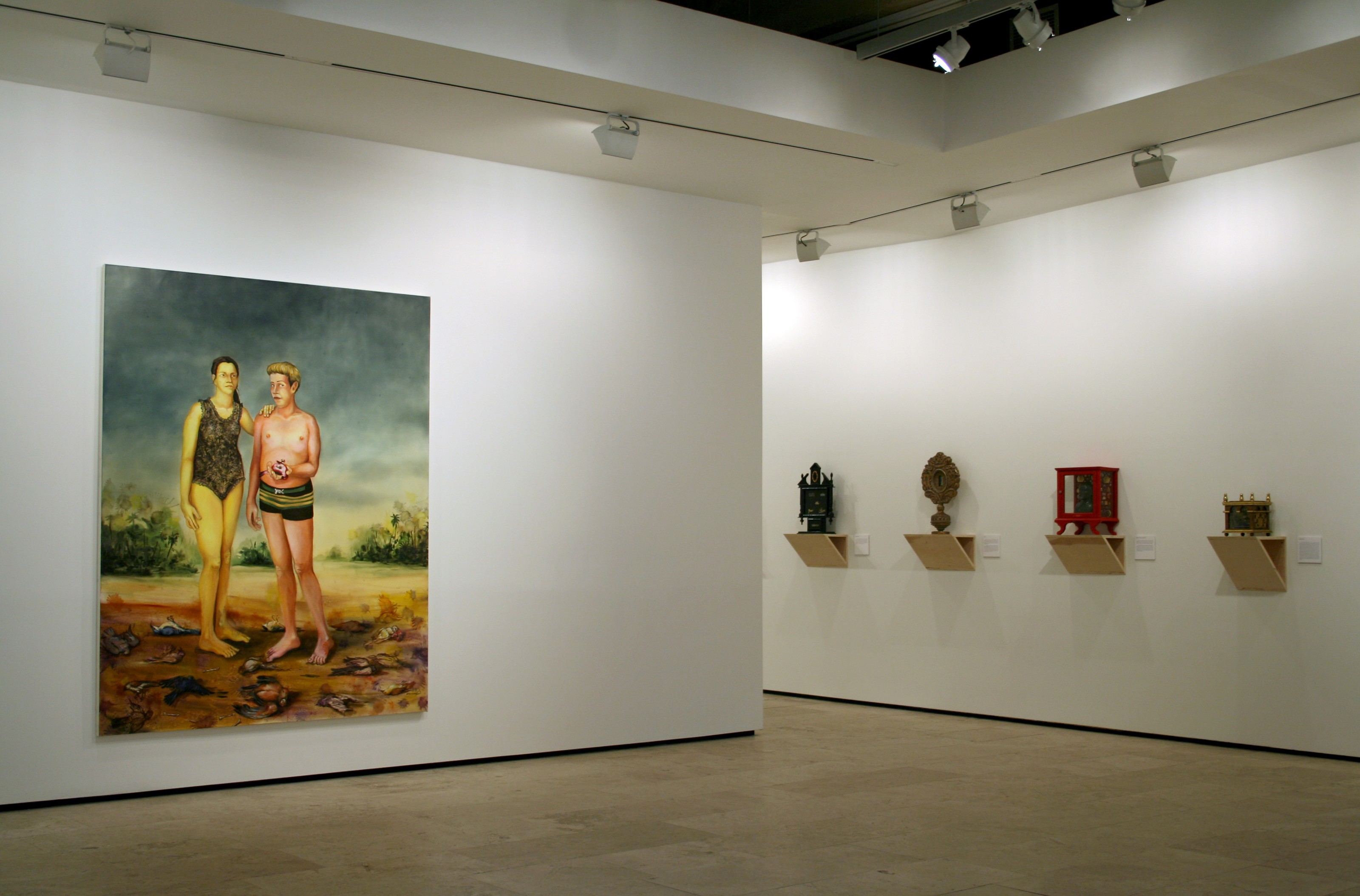Installation view of Partial Recall at Lehmann Maupin New York