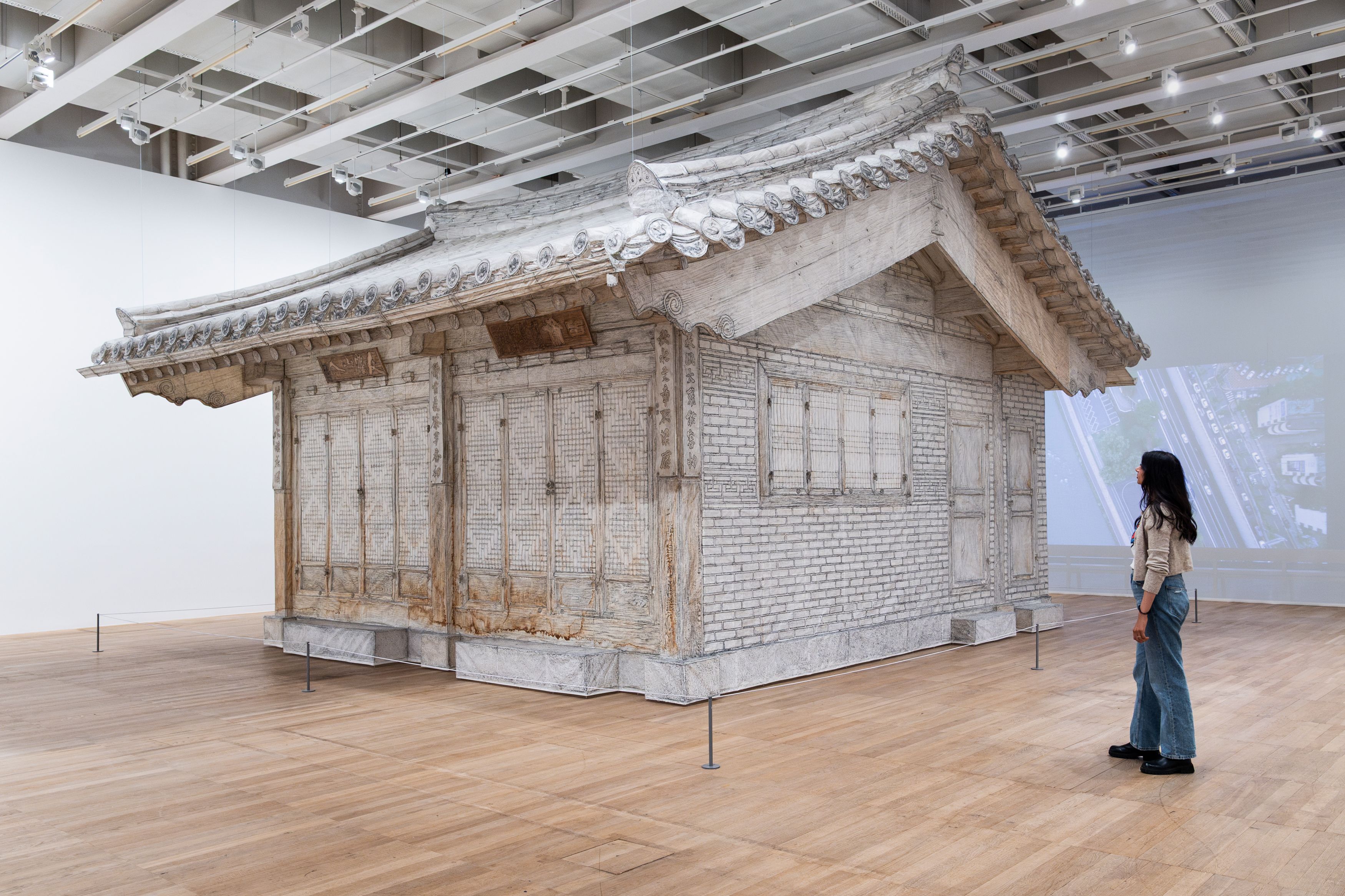 Installation view of Do Ho Suh at Tate Modern