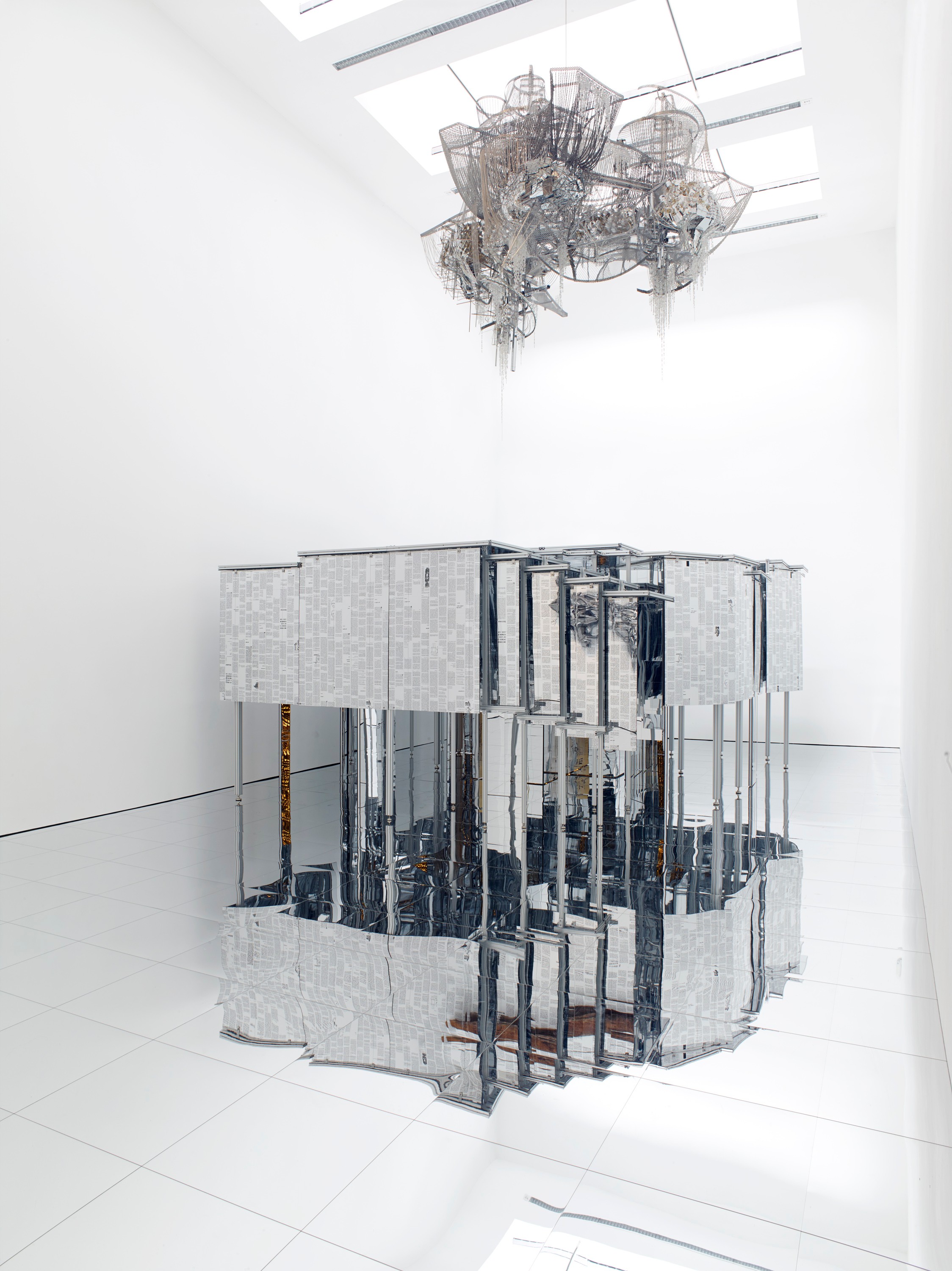 Installation view of Lee Bul at Lehmann Maupin New York