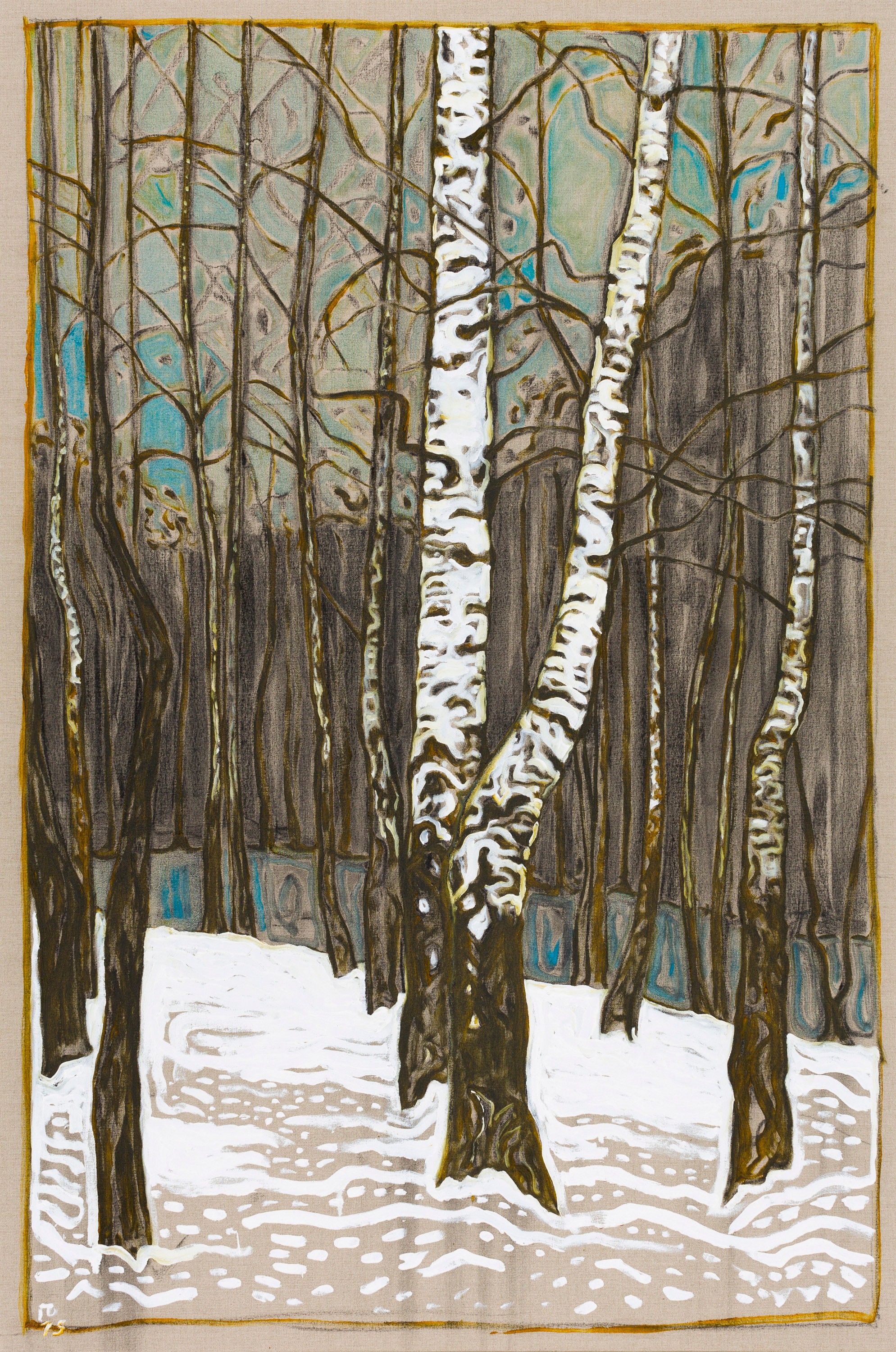 Painting by Billy Childish