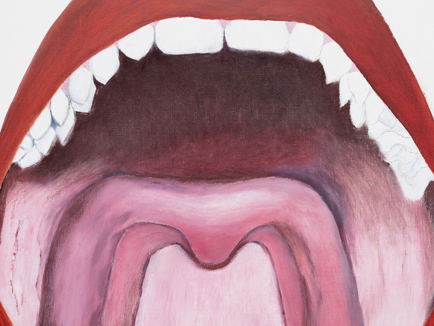 Detail of painting by Cecilia Vicuña