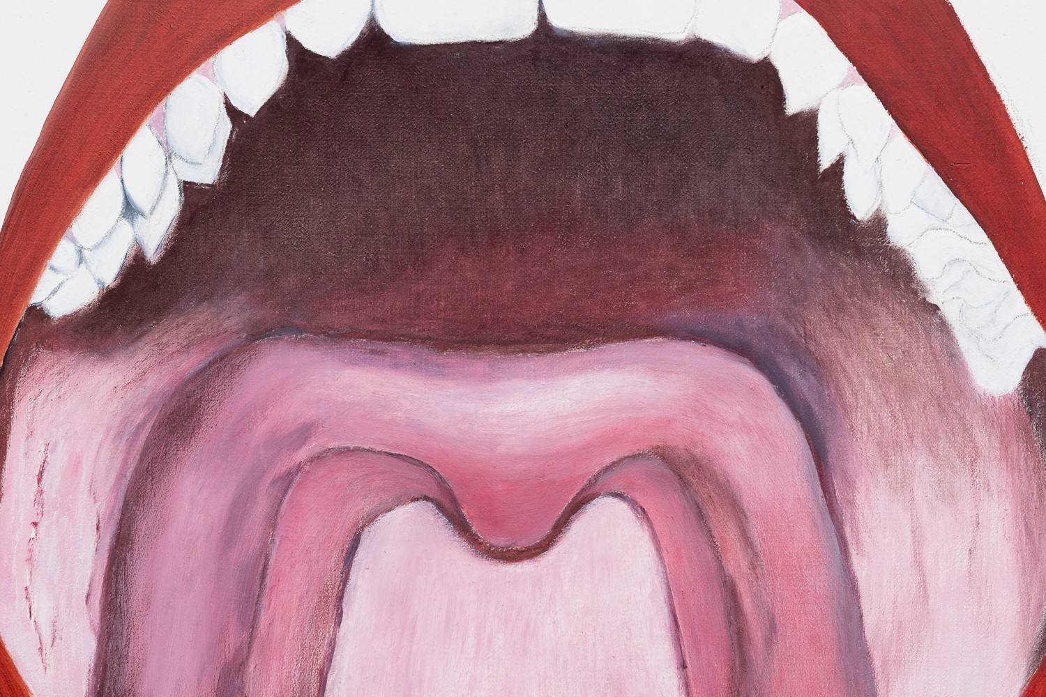 Detail of painting by Cecilia Vicuña