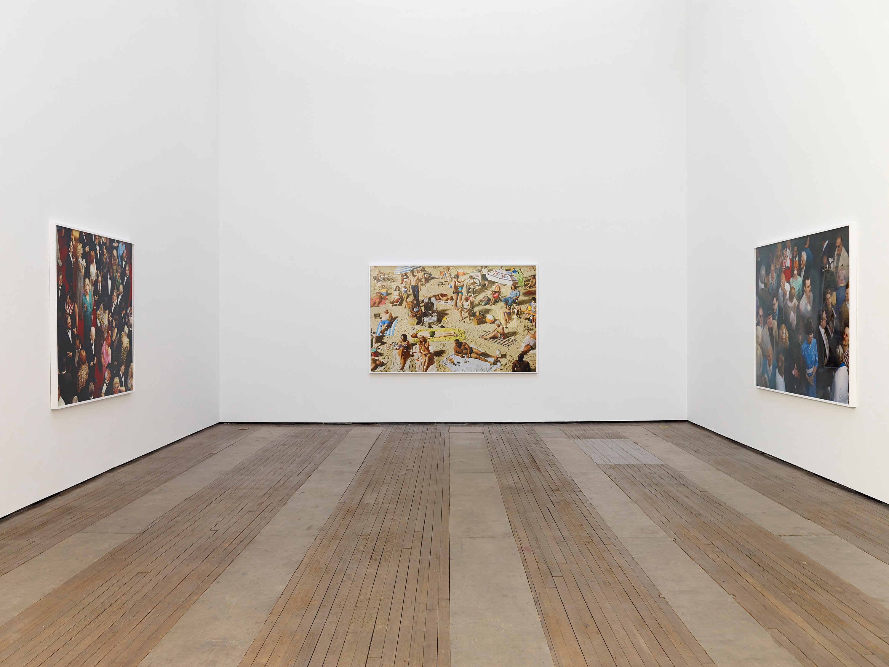 Installation view of Face in the Crowd at Lehmann Maupin New York