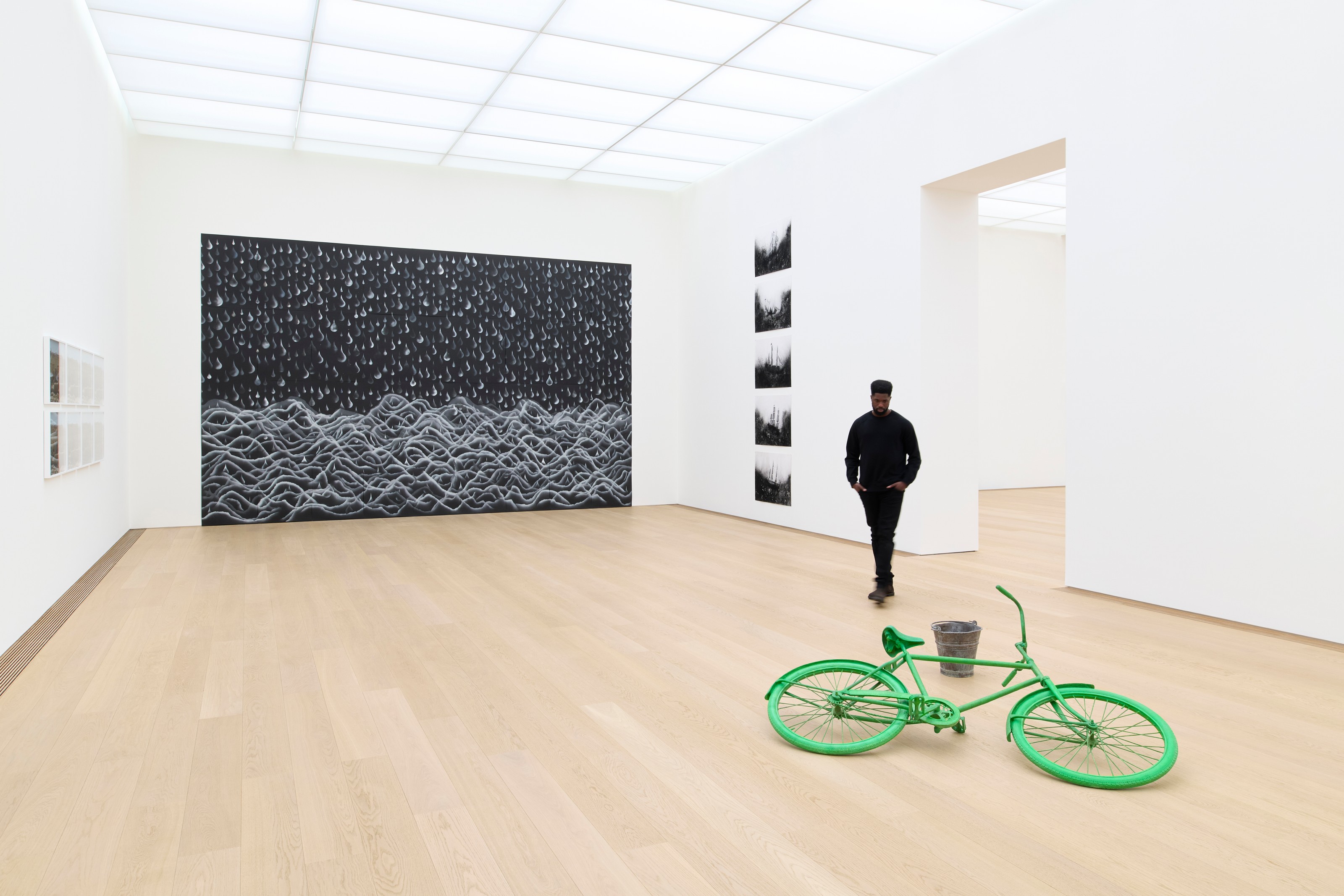 Installation view of Robin Rhode at Museum Voorlinden