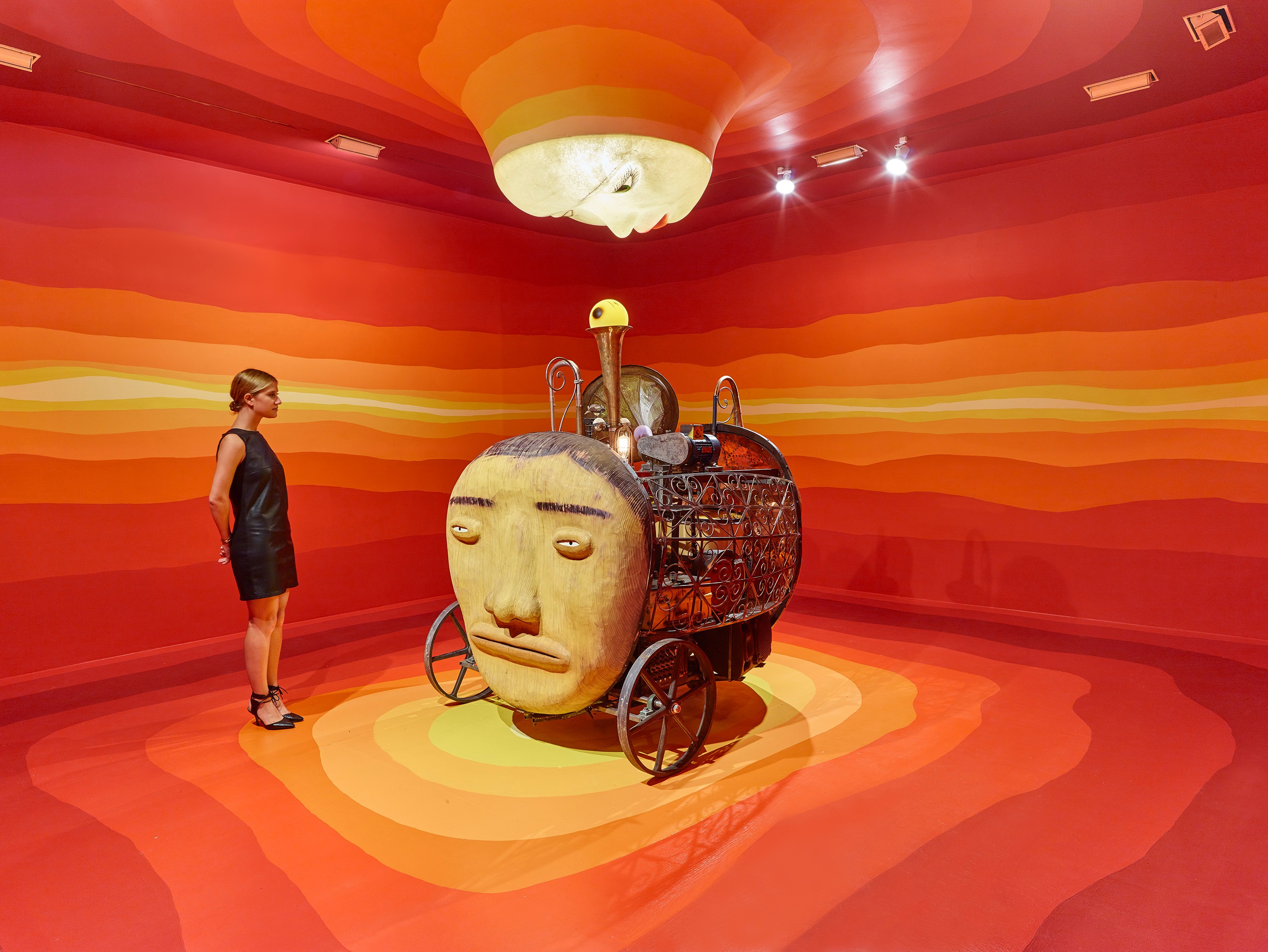 Installation view of OSGEMEOS at Lehmann Maupin New York