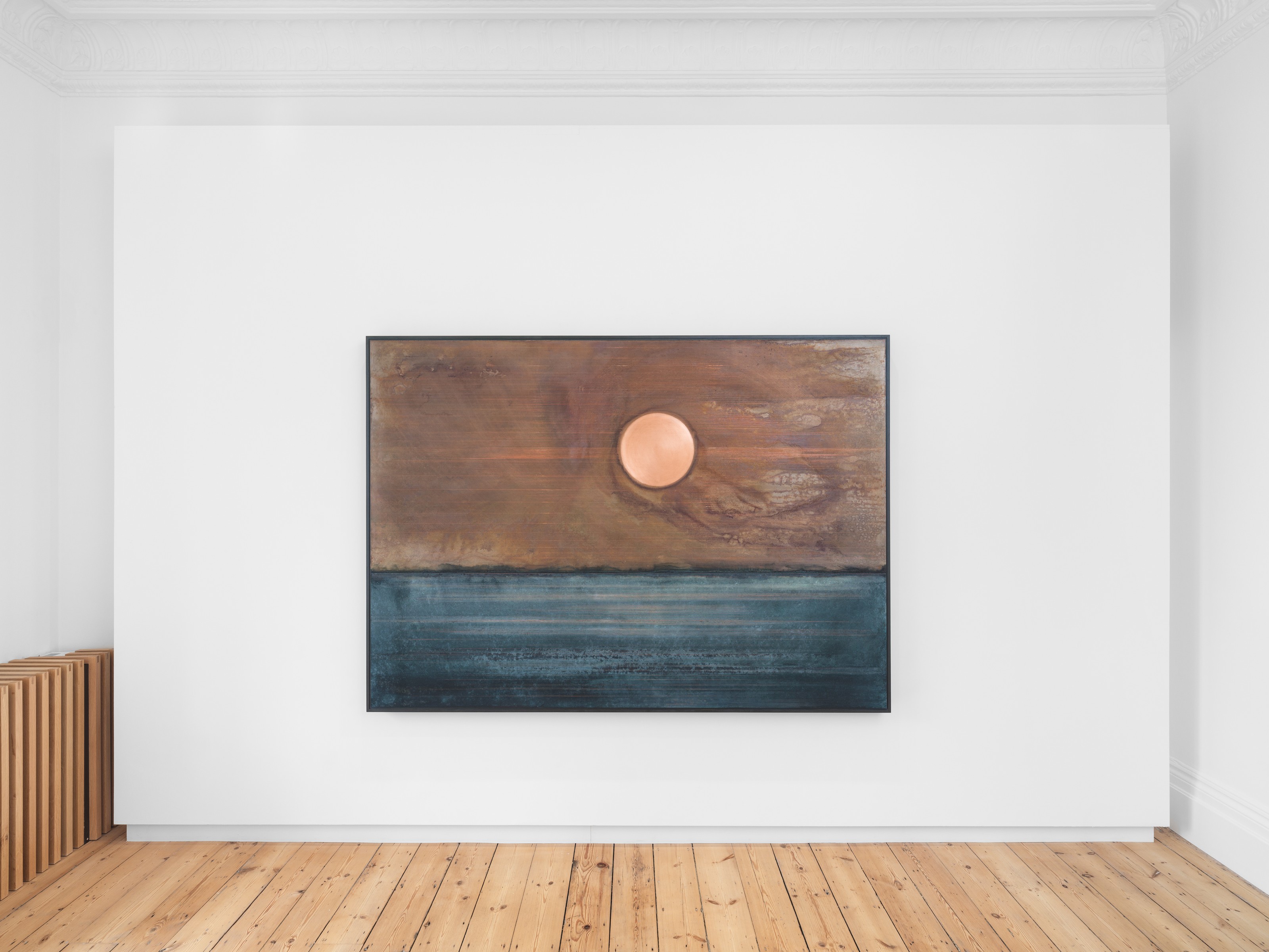 Installation view of Teresita Fernández at Lehmann Maupin London