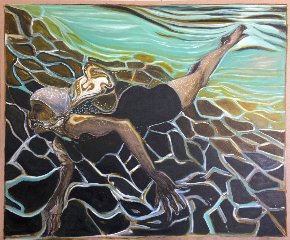 Painting by Billy Childish