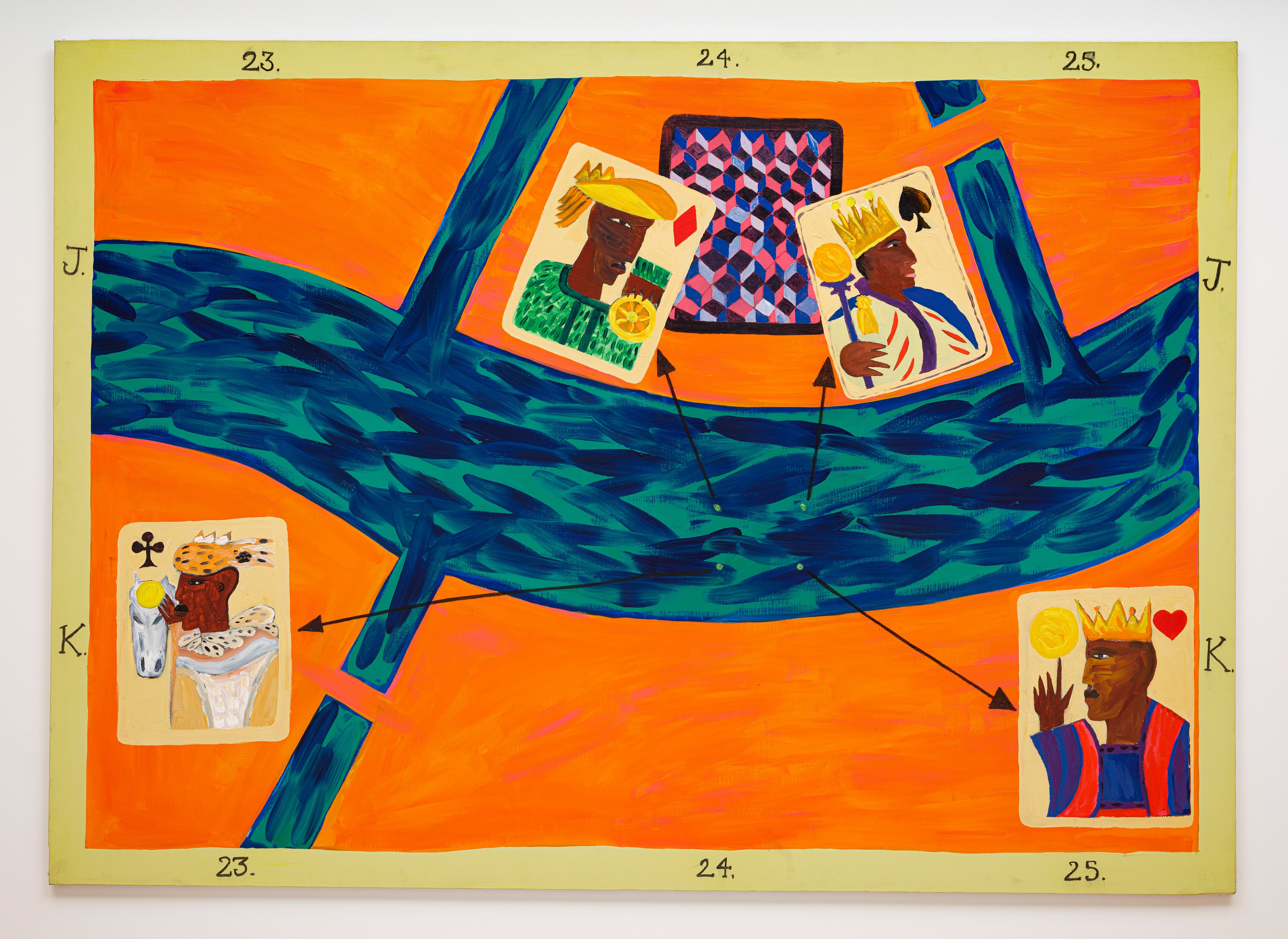 Painting by Lubaina Himid
