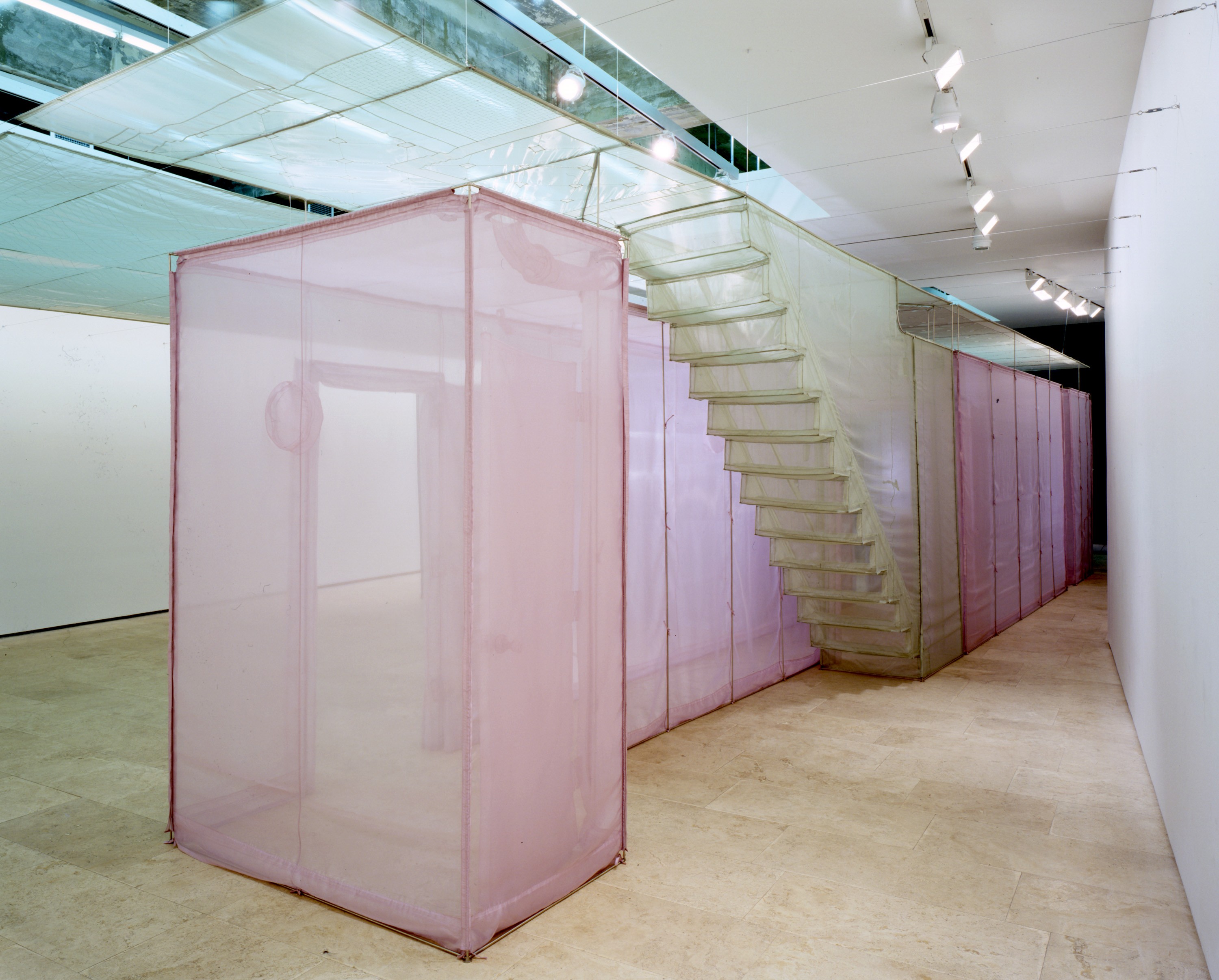 Installation view of Do Ho Suh at Lehmann Maupin New York