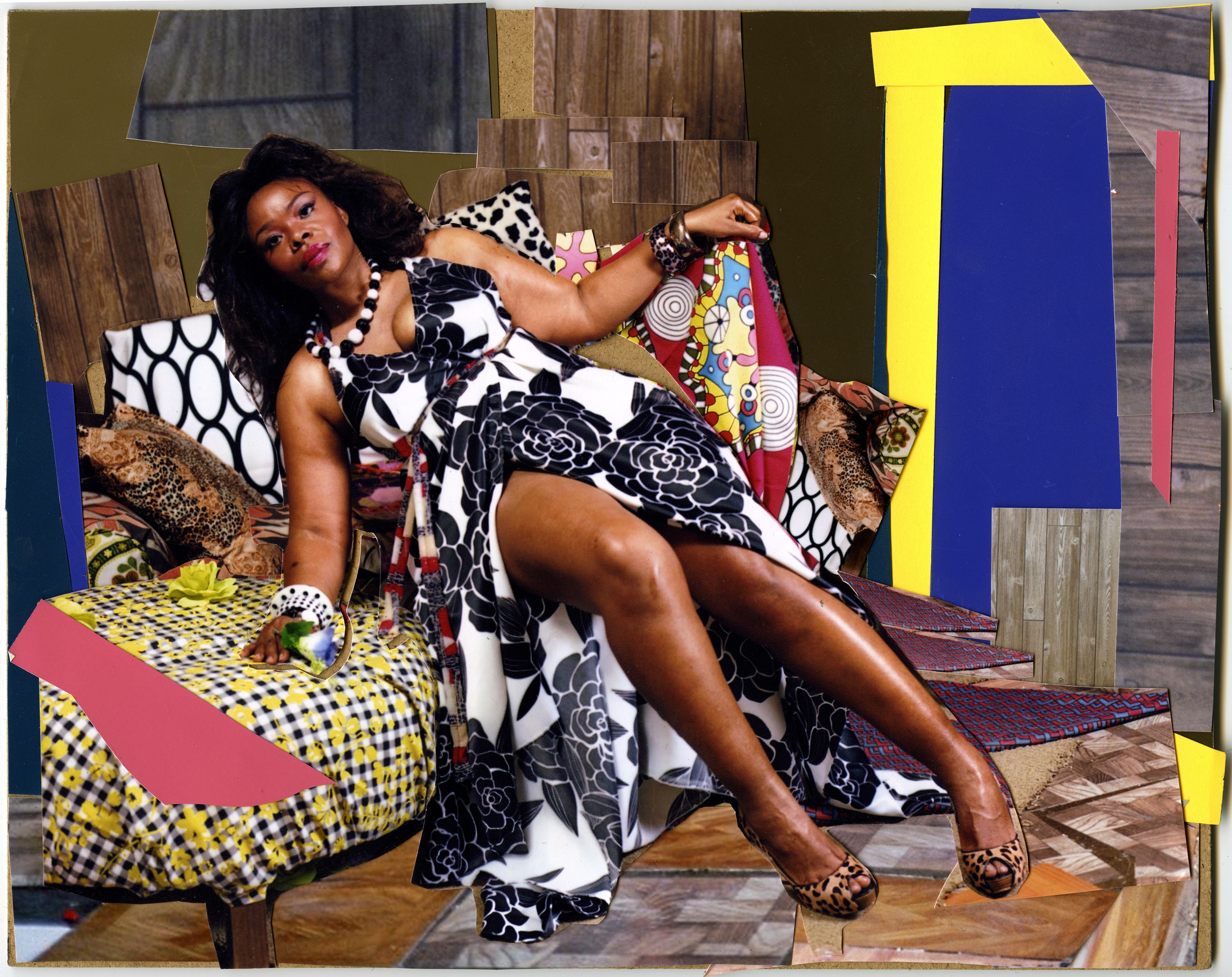 Collage by Mickalene Thomas