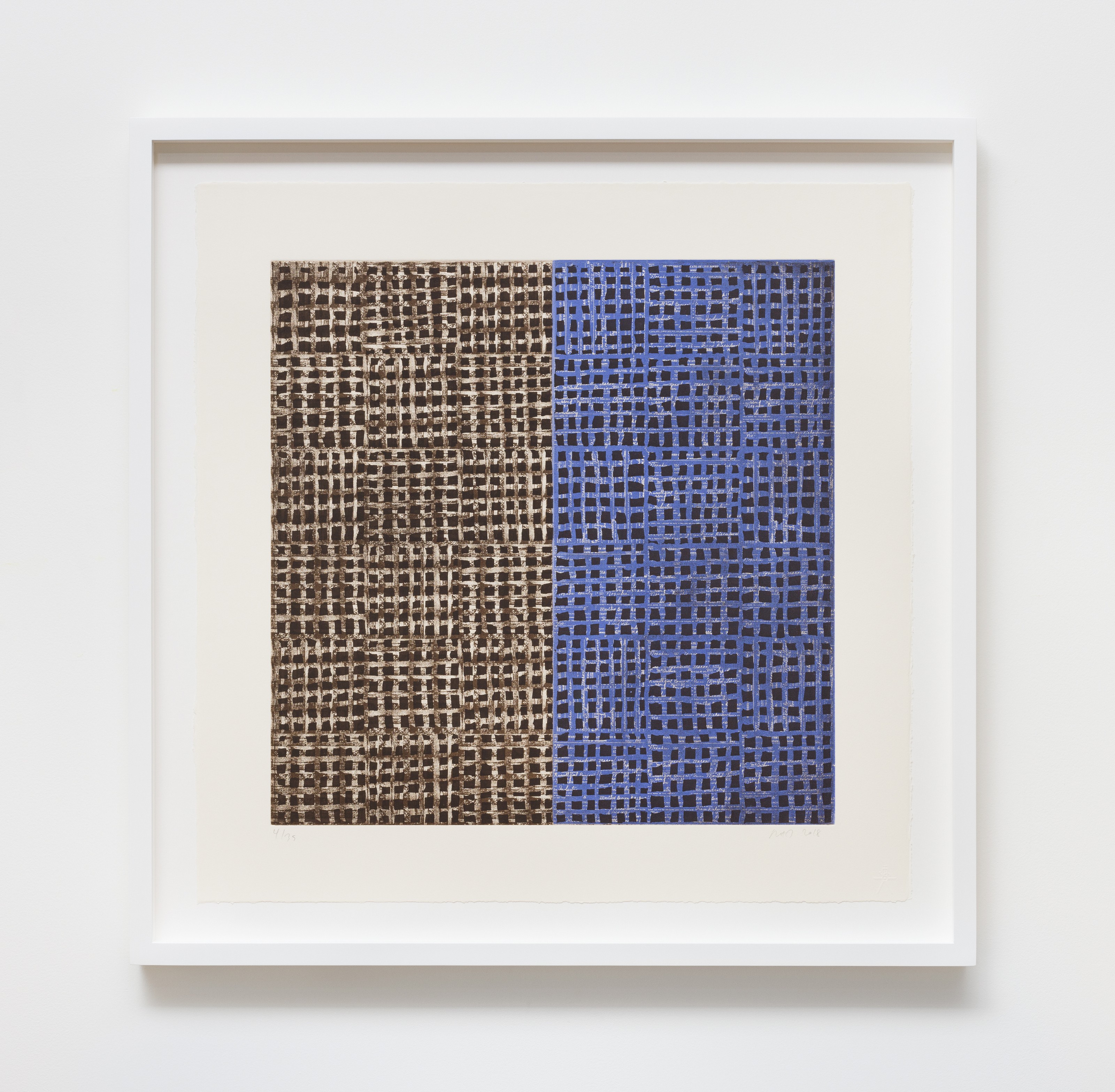 Work on paper by McArthur Binion