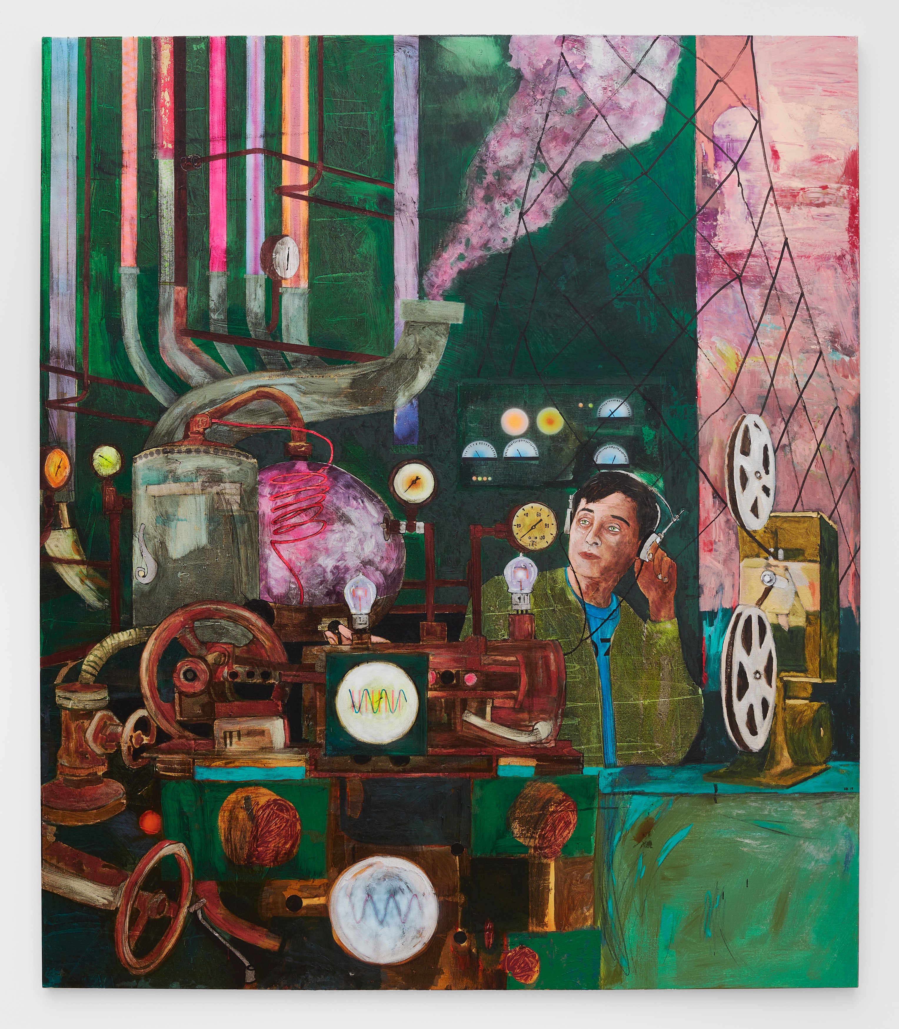 Painting by Hernan Bas