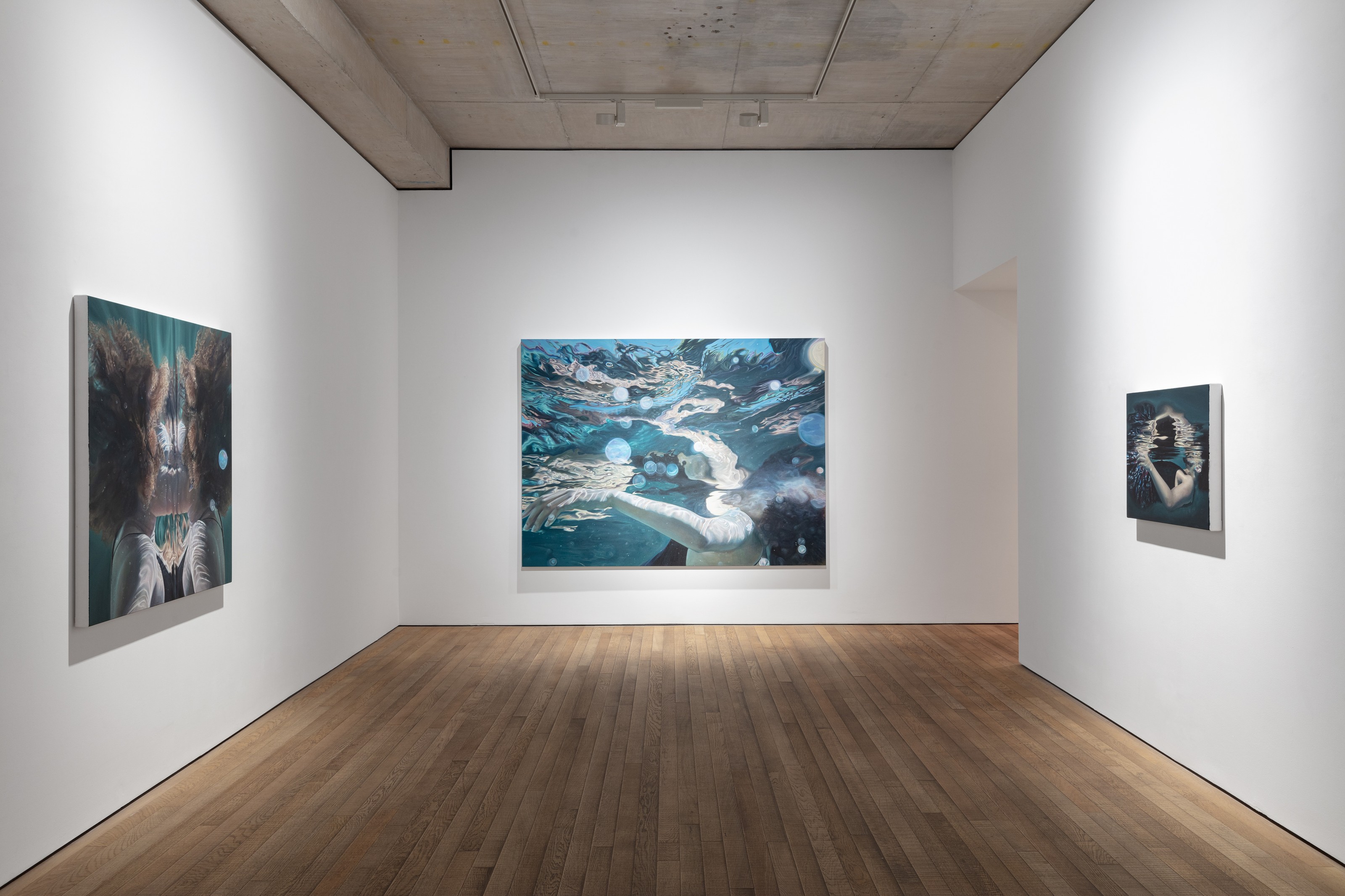 Installation view of Calida Rawles at Lehmann Maupin London