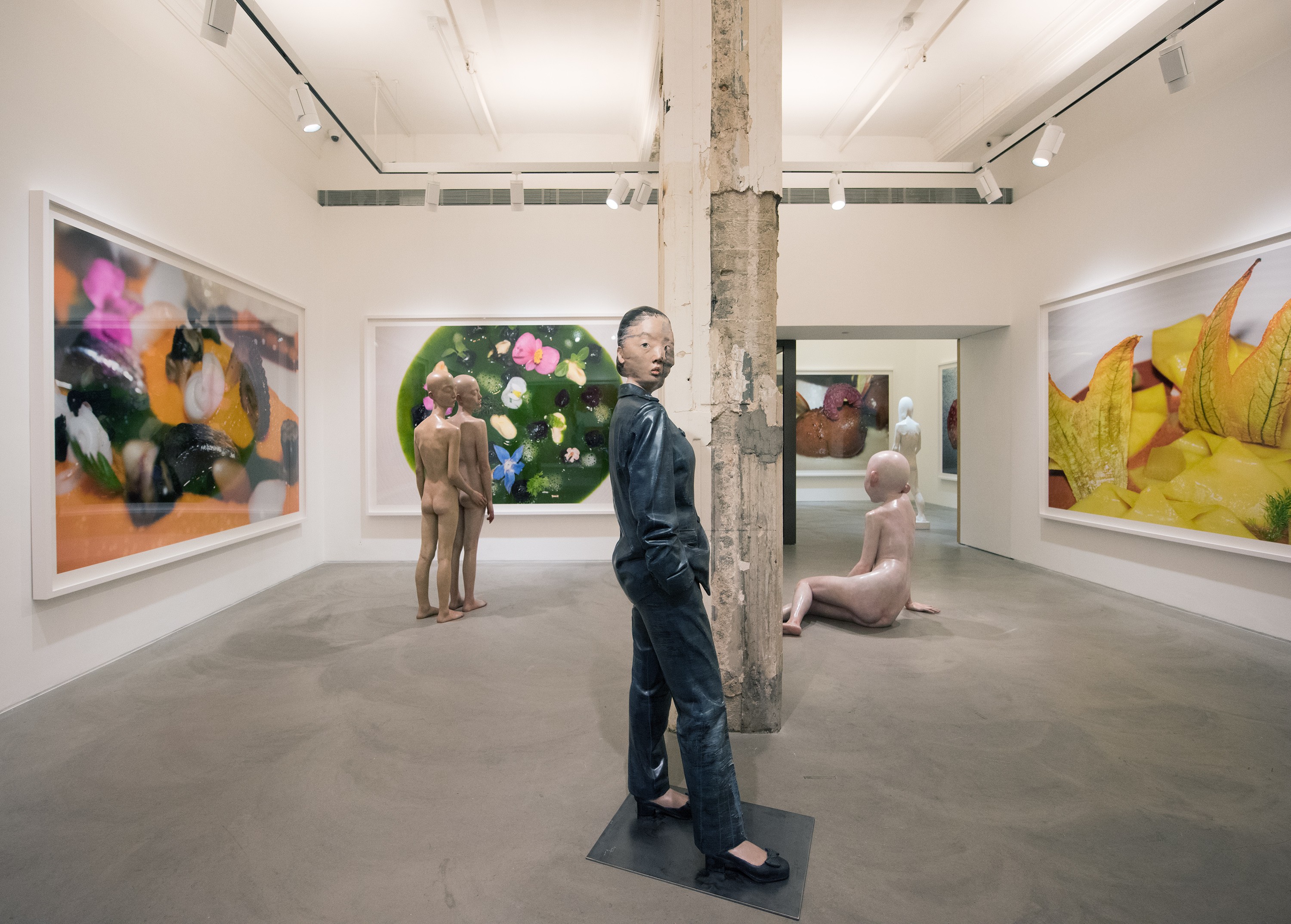 Installation view of Juergen Teller and Xiang Jing at Lehmann Maupin Hong Kong