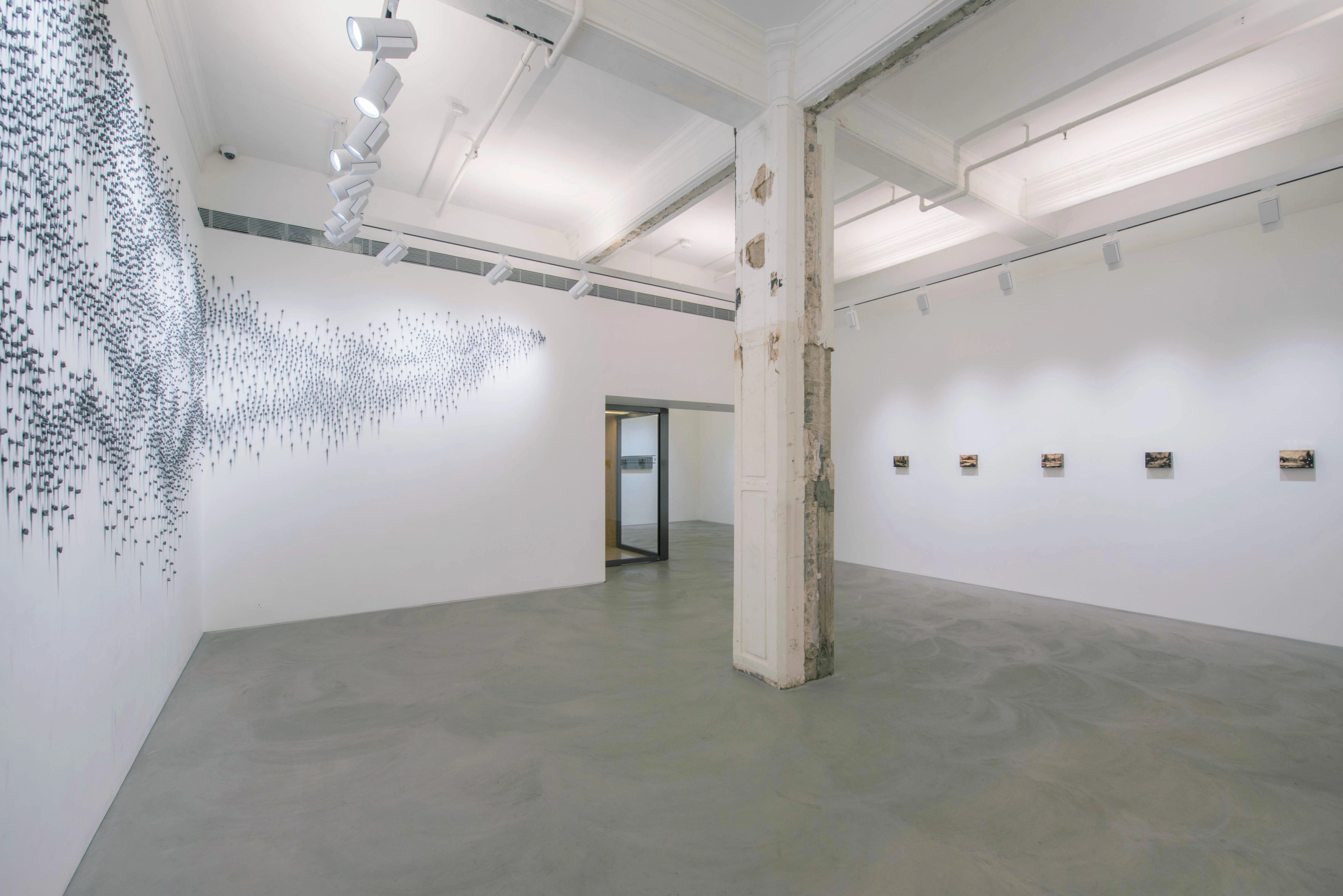 Installation view of Teresita Fernández at Lehmann Maupin Hong Kong