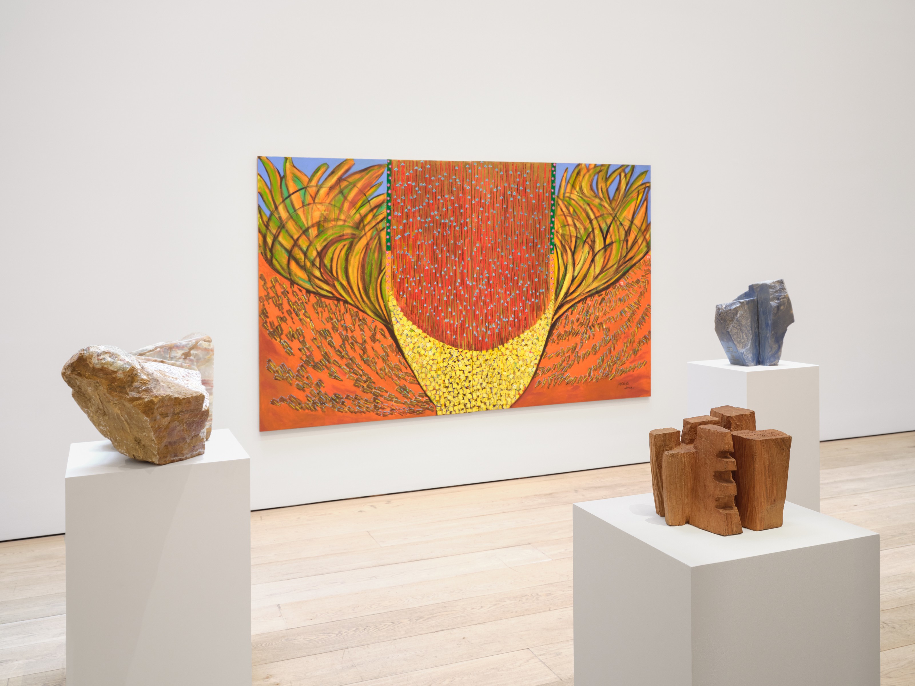 Installation view of Kim Yun Shin at Lehmann Maupin New York