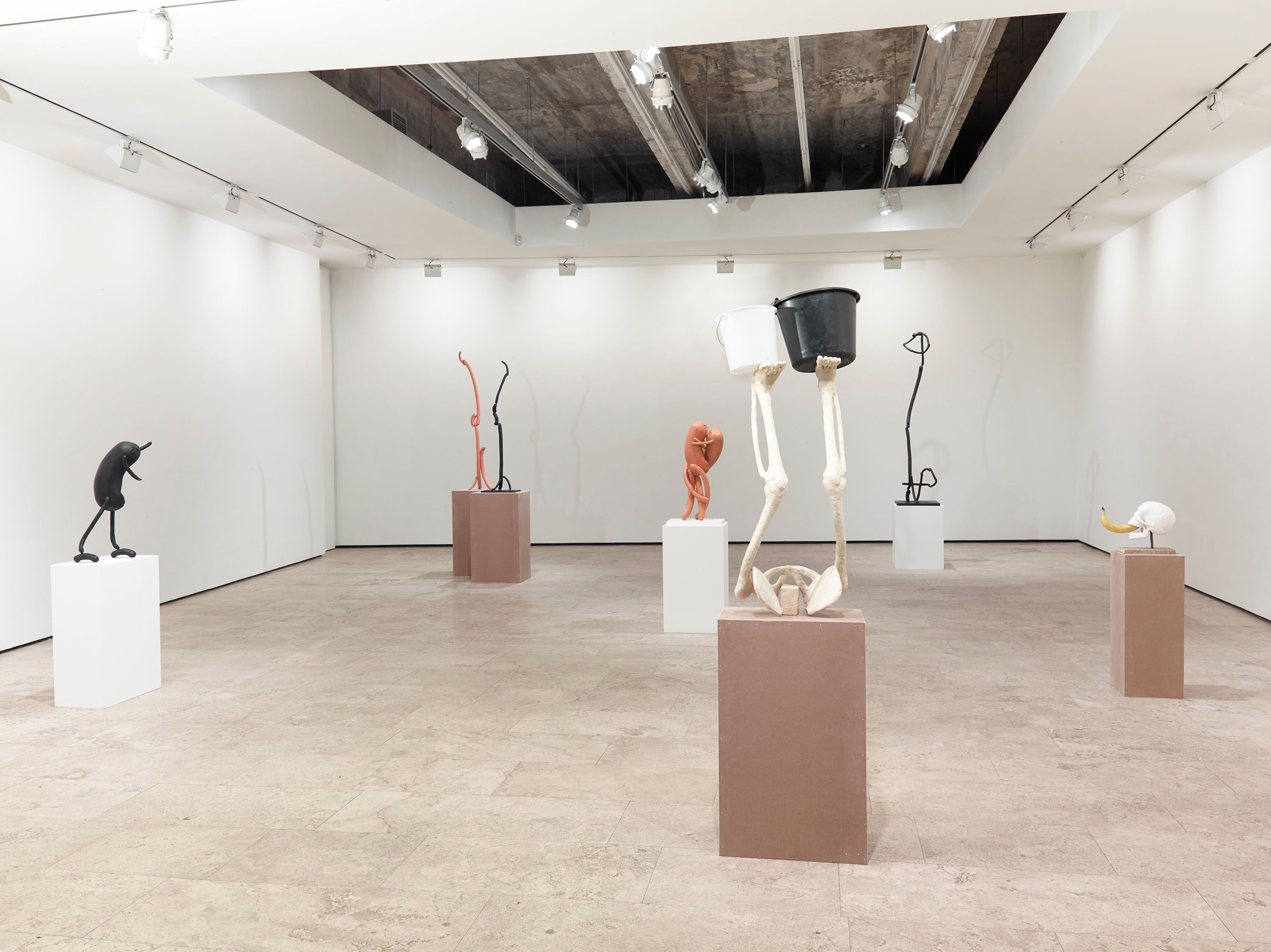 Installation view of Synthesa at Lehmann Maupin New York