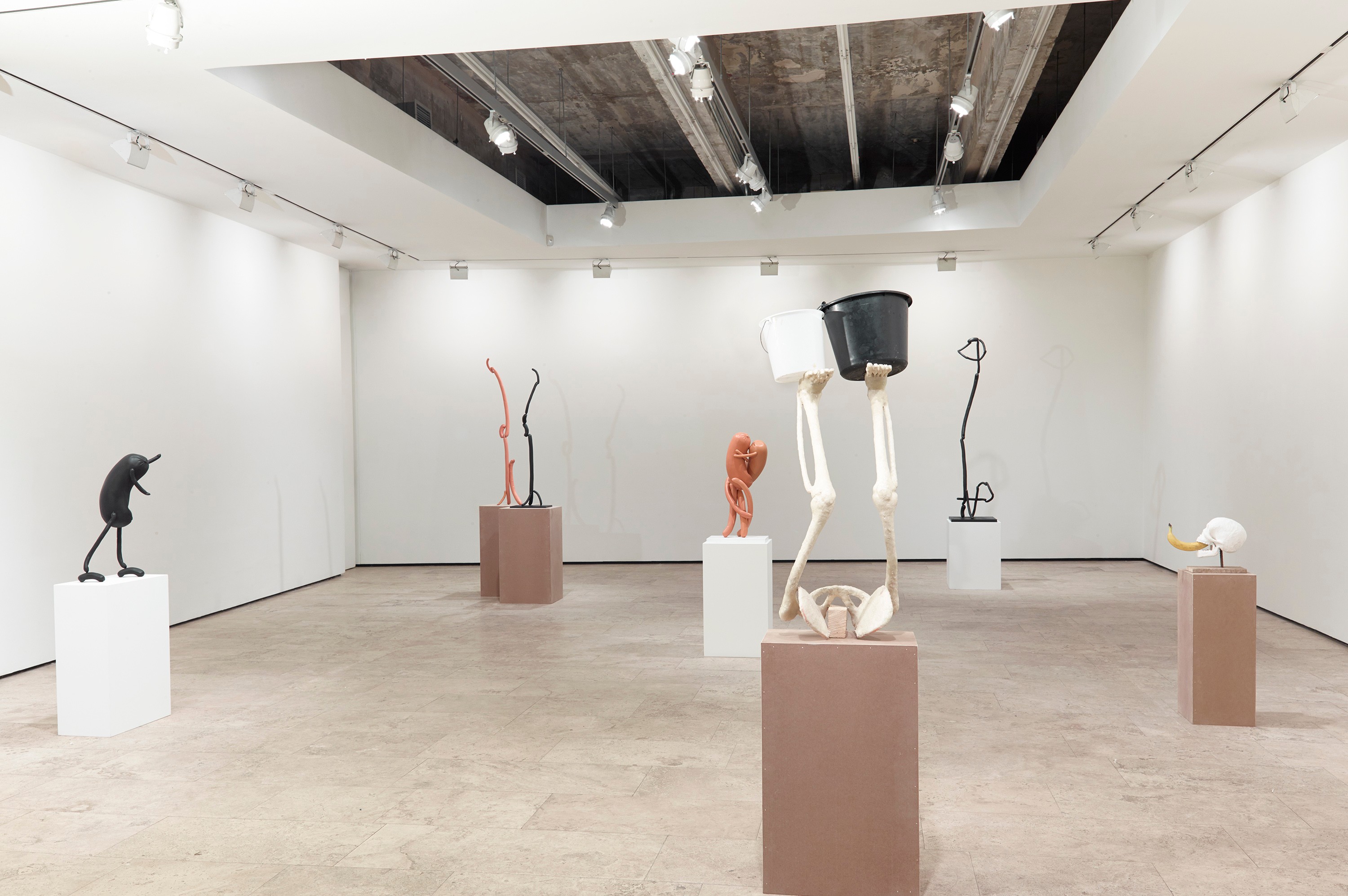 Installation view of Synthesa at Lehmann Maupin New York