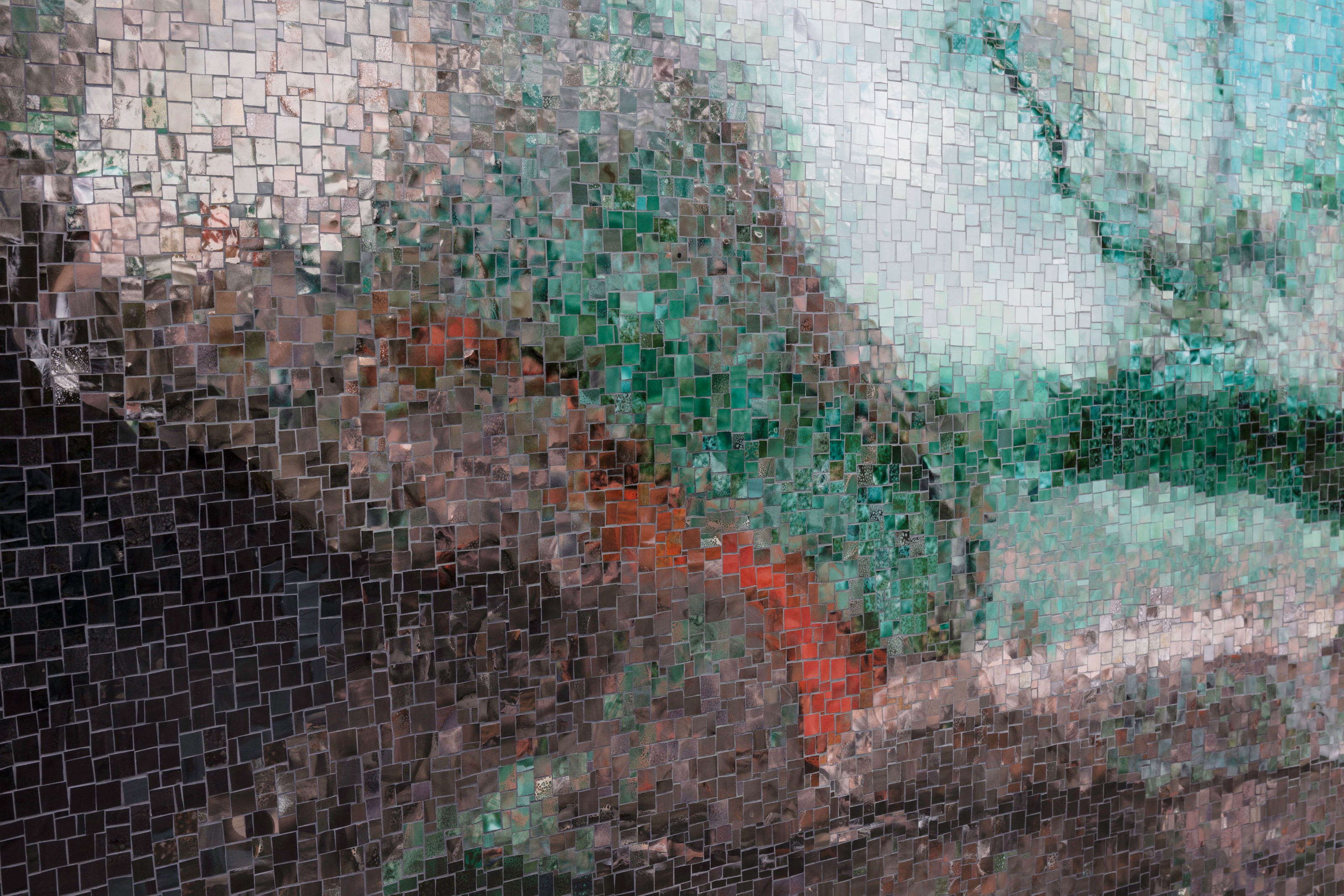 mosaic detail by Teresita Fernández